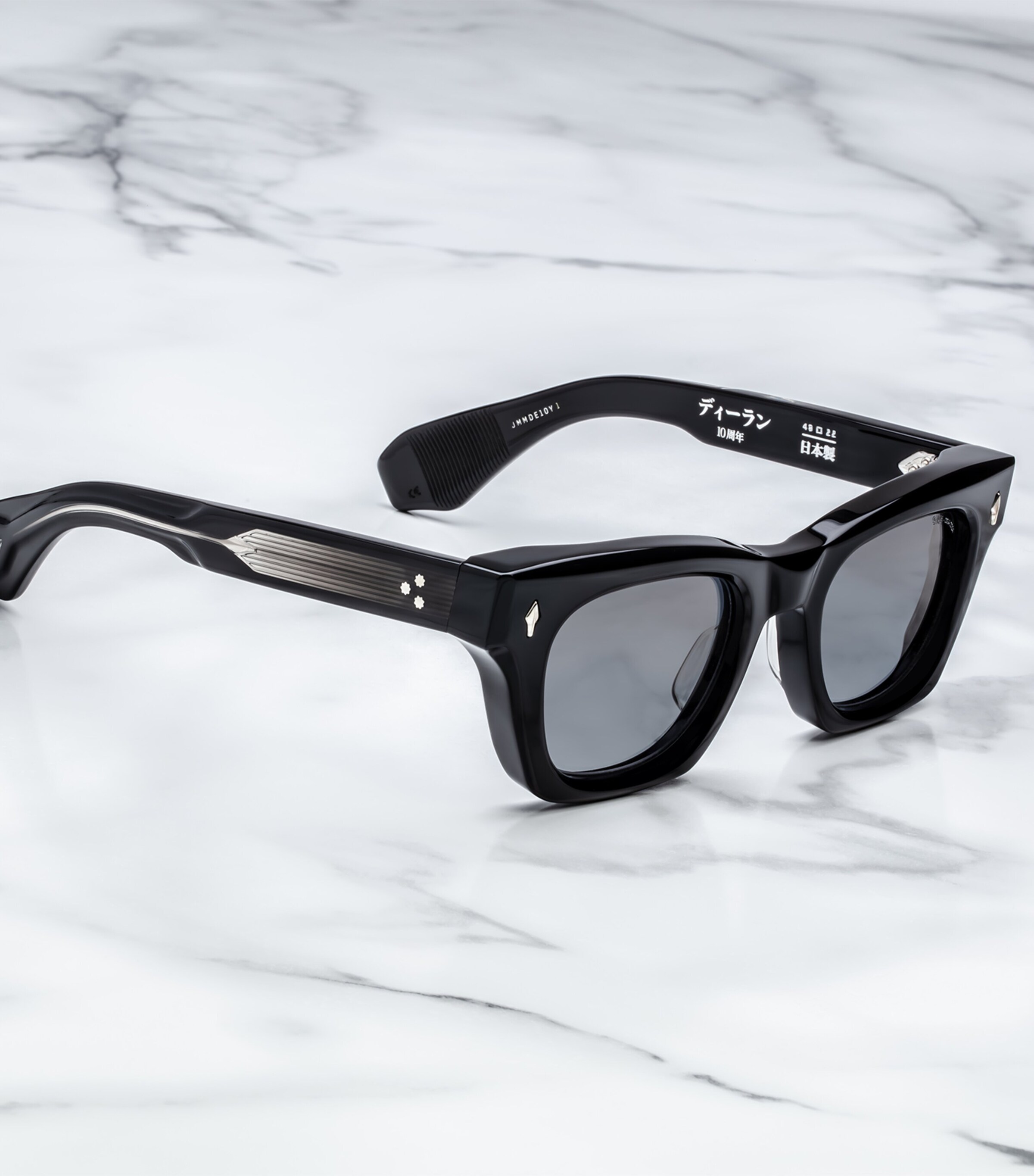 Jacques Marie Mage 10th-Anniversary Edition Dealan Polarised Sunglasses Gry Plrzd Glss/slvr Image 5