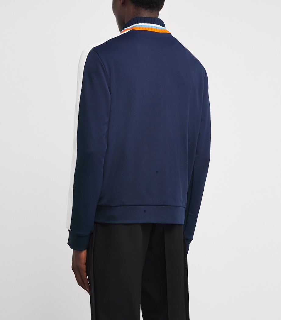 Piqué Track Jacket NAVY / WHITE Image 4