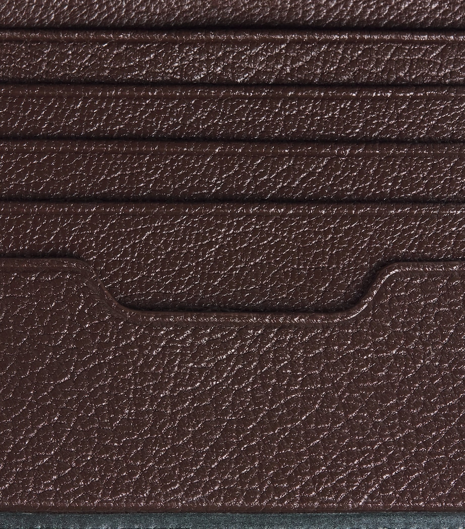 Swaine Leather Compact Bifold Wallet Green Image 3