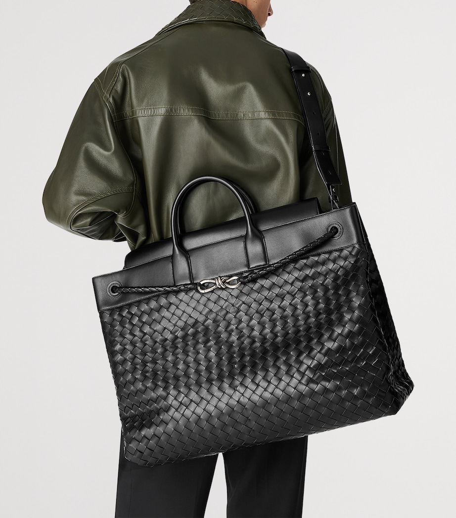 Large Calfskin Andiamo Voyager Holdall 1208 Image 2