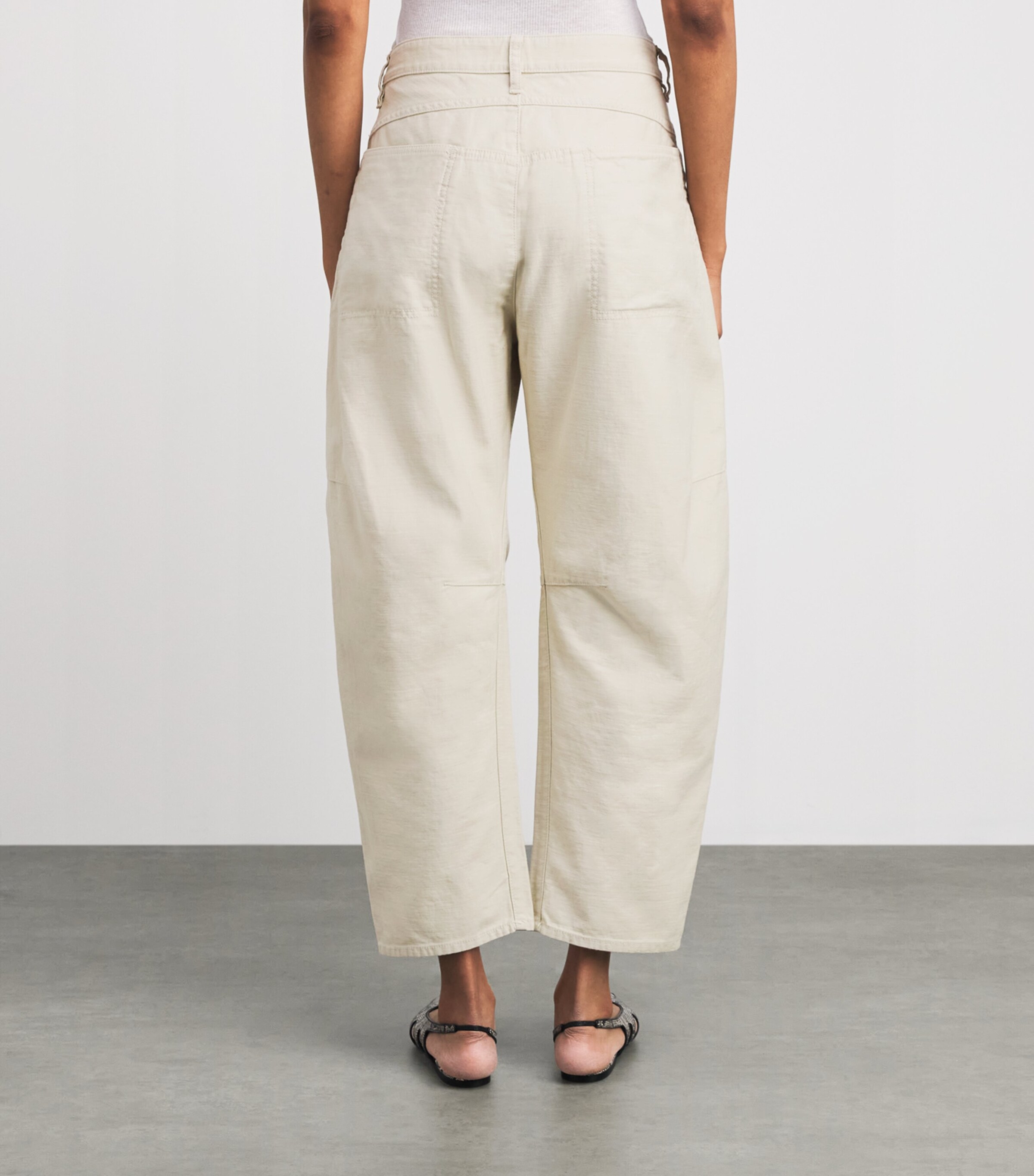 Rag & Bone Womens Cotton Stevie Tapered Chinos Tan Image 5