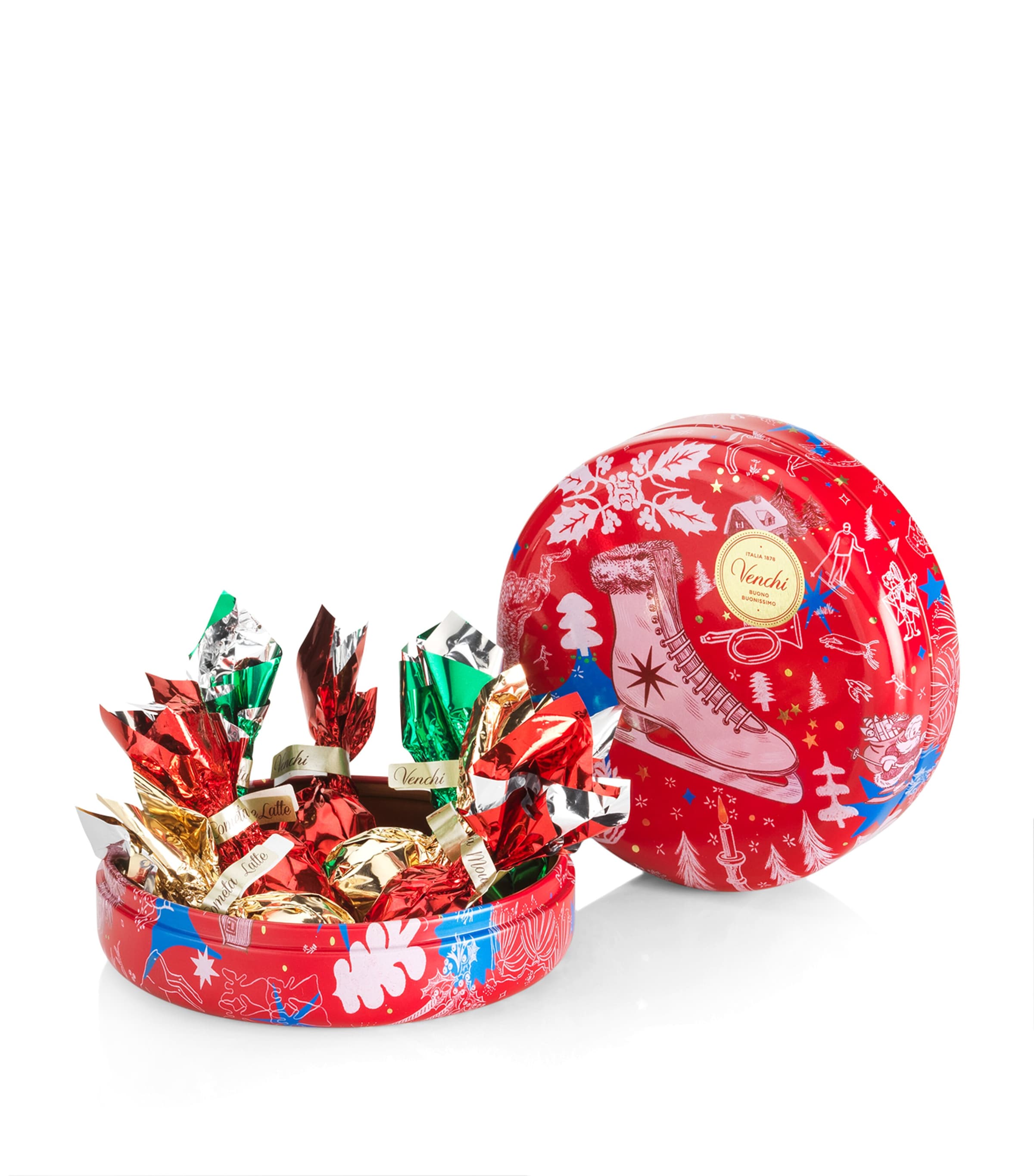 Venchi 1878 Christmas Chocolate Tin (86g) | Harrods UK