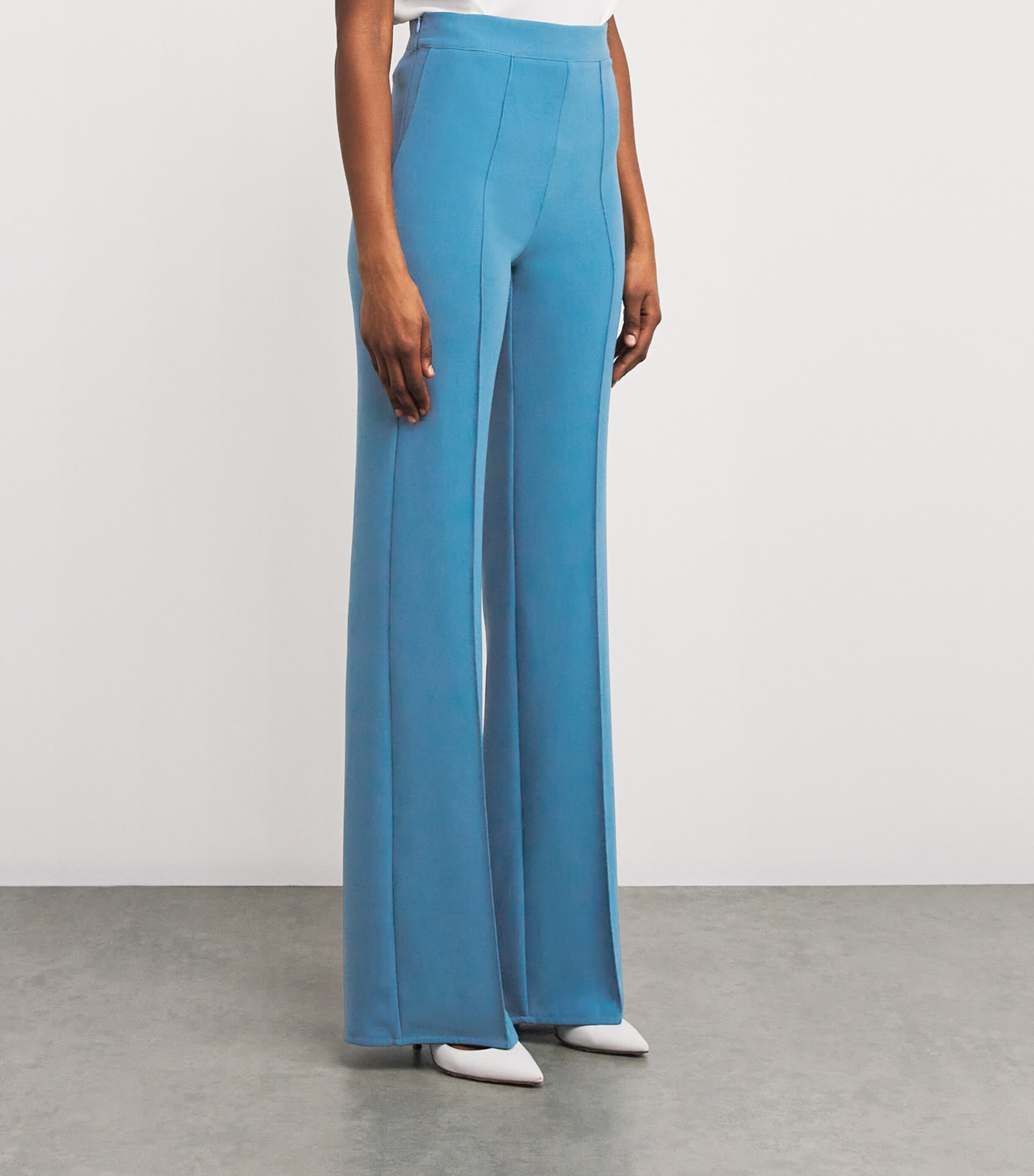 Edeline Lee Womens Flared Averill Trousers Cor Image 3