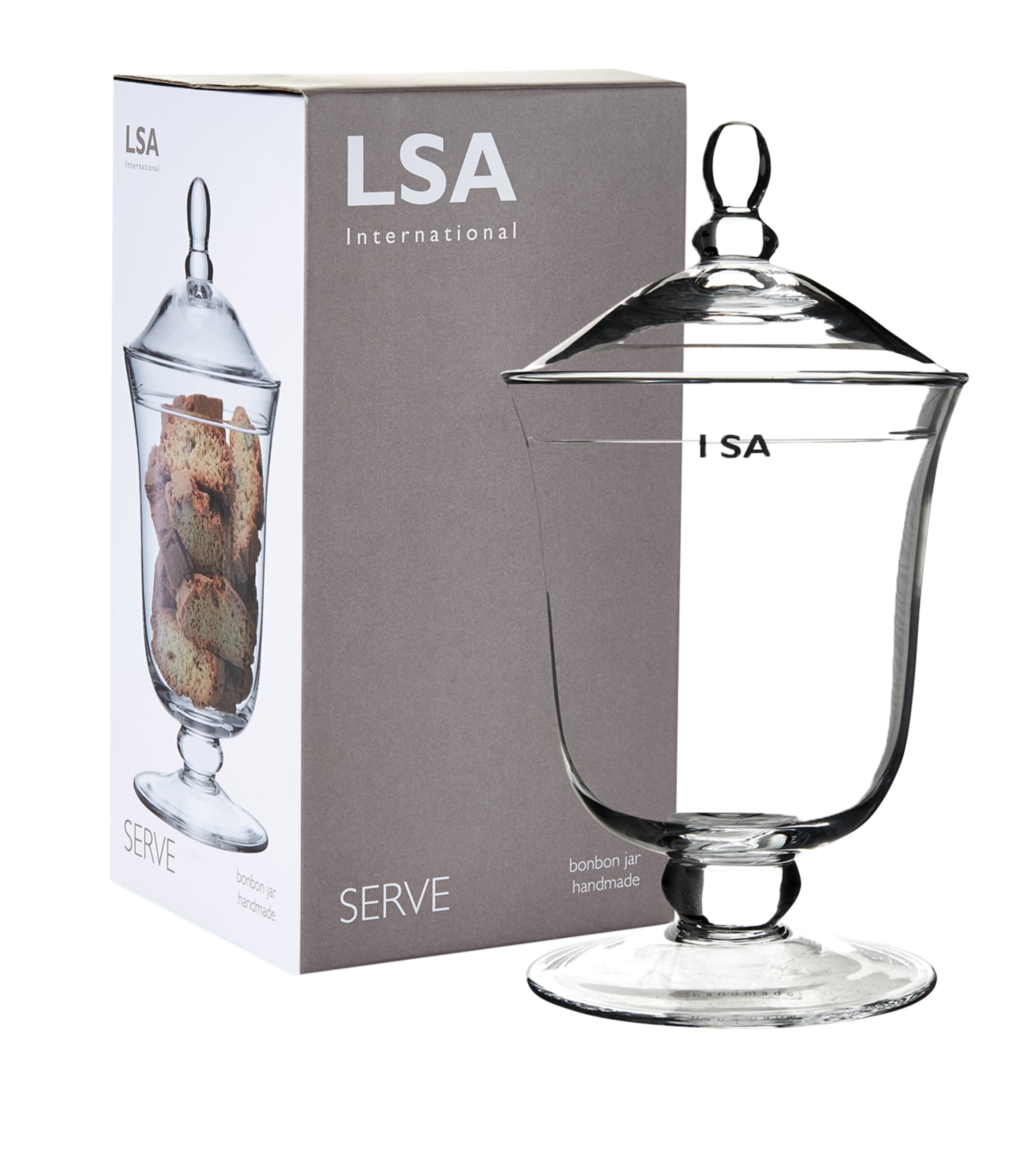 LSA International Glass Bonbon Jar | Harrods AU