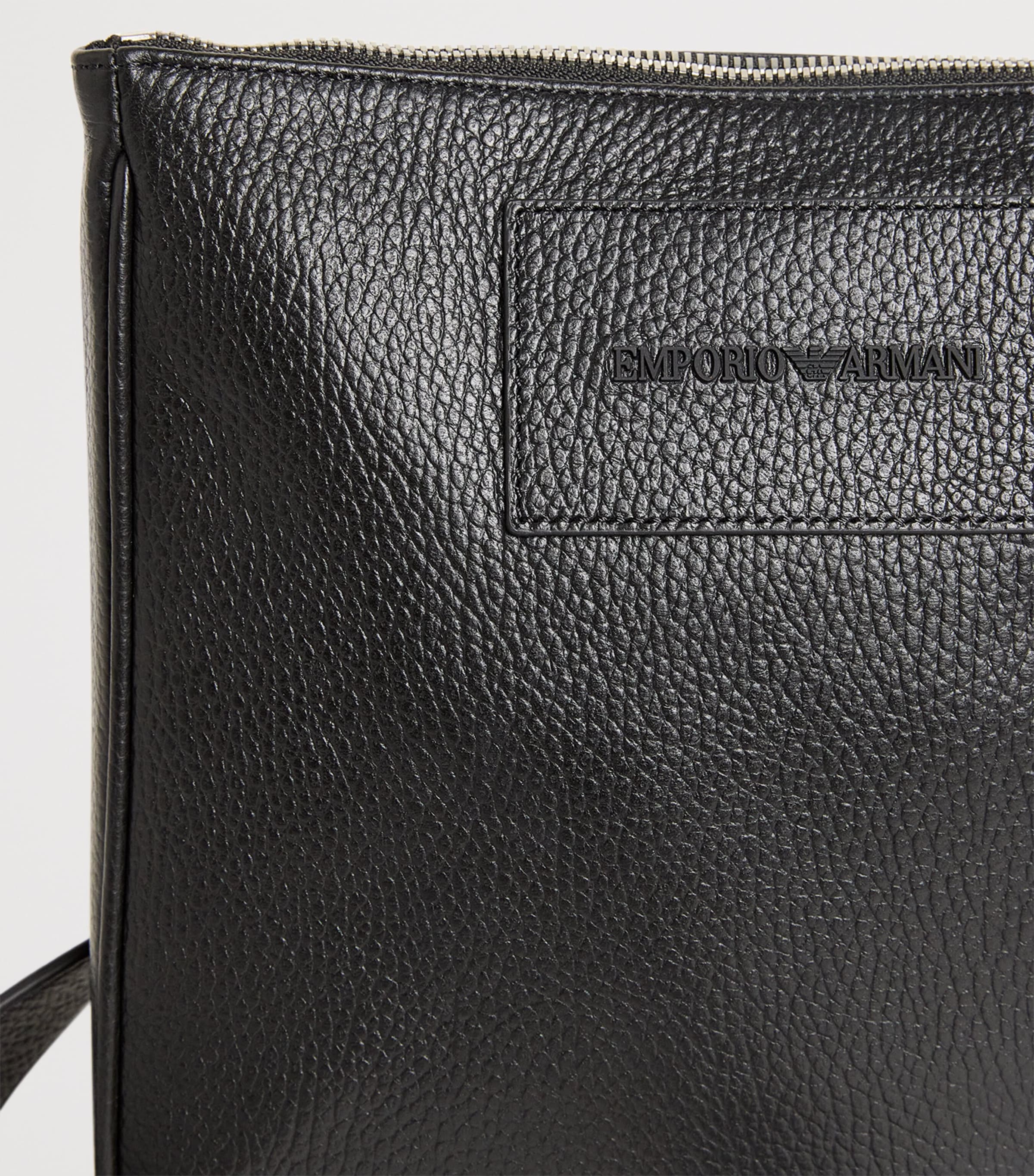 Emporio Armani Leather Cross-Body Bag Image 4
