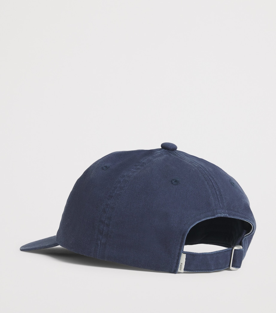Cotton Dad Hat Baseball Cap NVY-NAVY Image 3