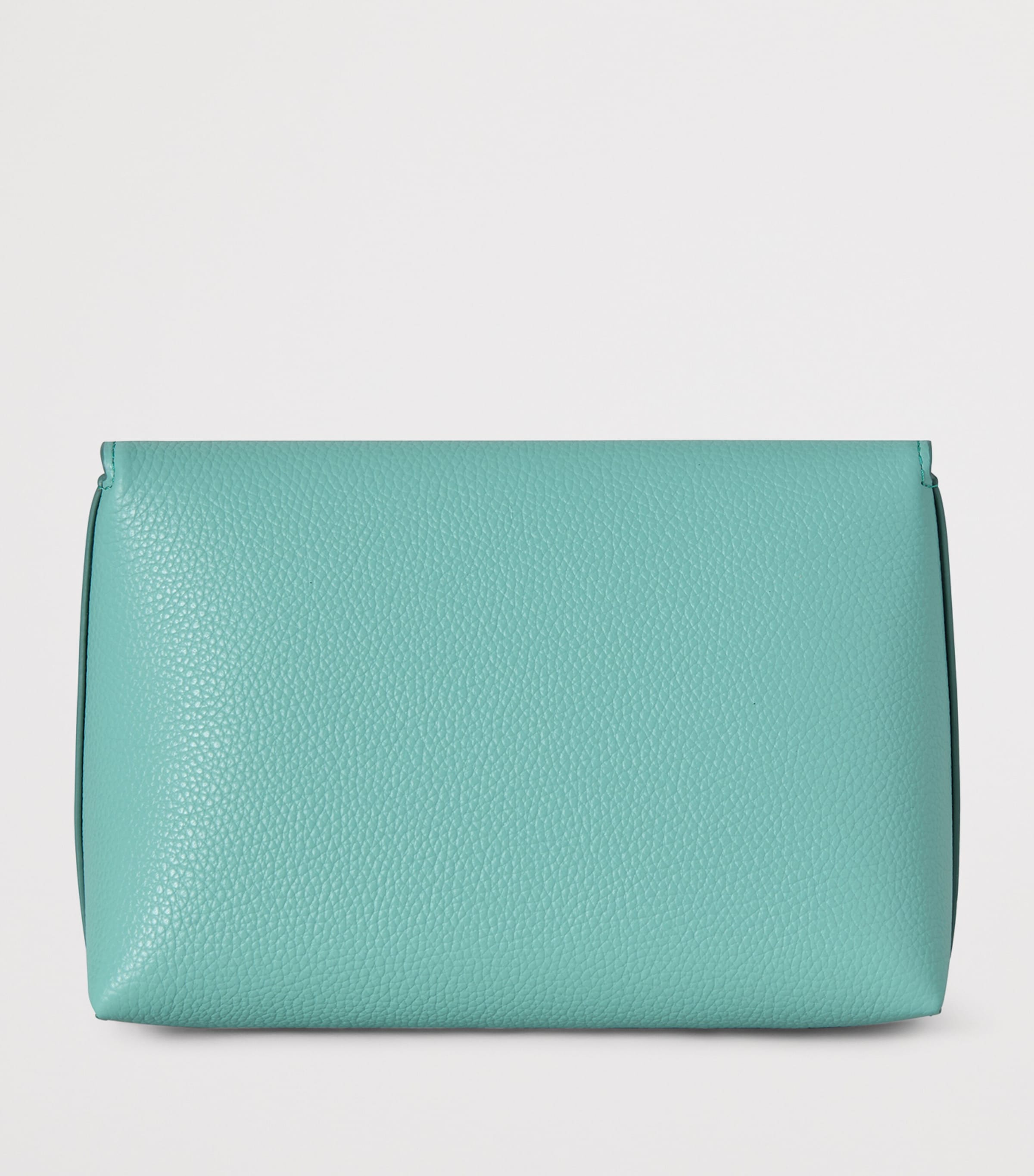 Mulberry Leather Darley Cosmetic Pouch Marina Blue Image 3