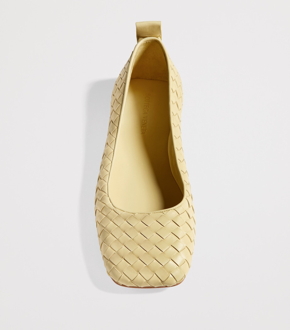 Bottega Veneta Womens Lambskin Charlotte Ballet Flats Image 4