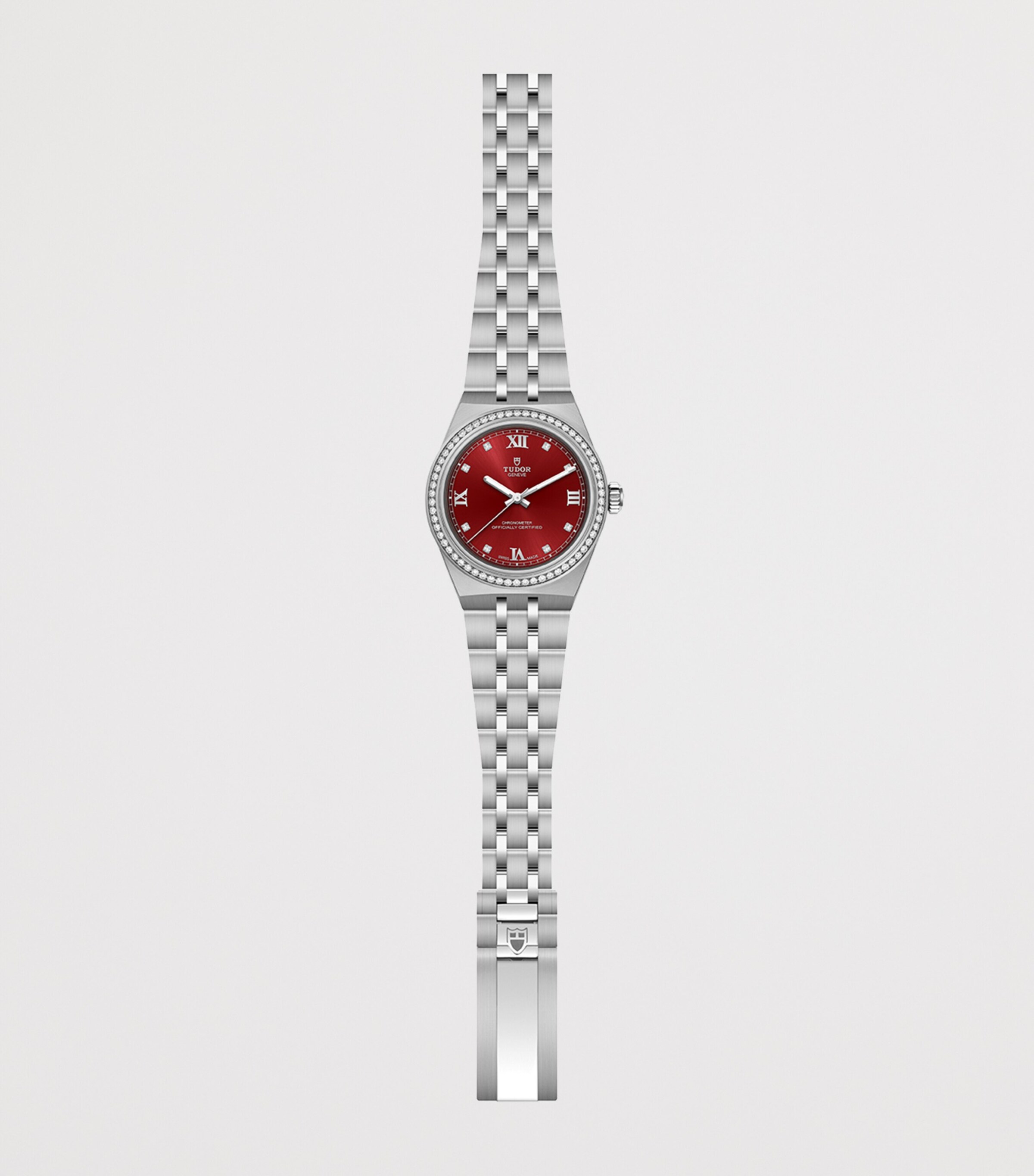 TUDOR Royal Stainless Steel Watch 30mm Red Image 2