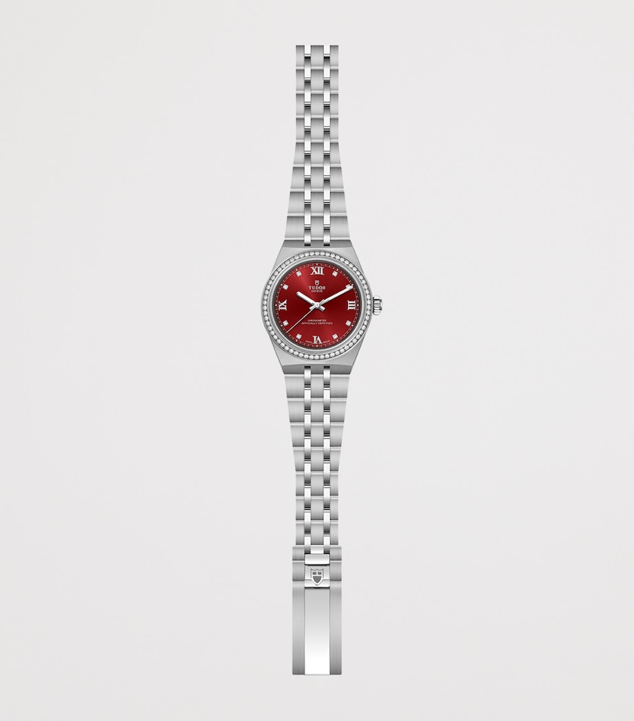 TUDOR Royal Stainless Steel Watch 30mm Red Image 2