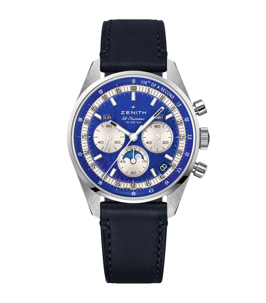 Stainless Steel Chronomaster Watch 38mm BLUE Image 1