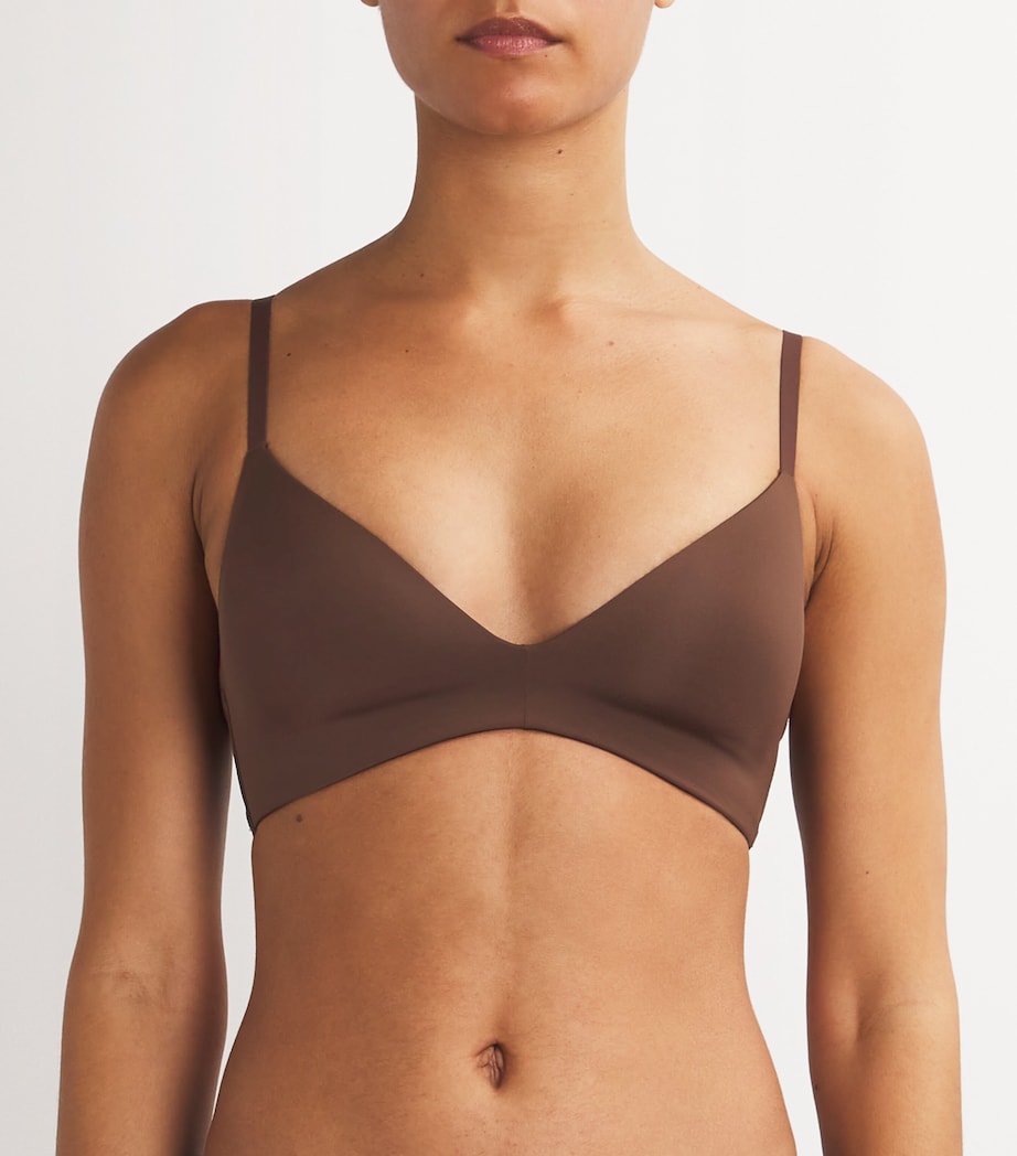 Wireless T-Shirt Bra COCOA Image 2
