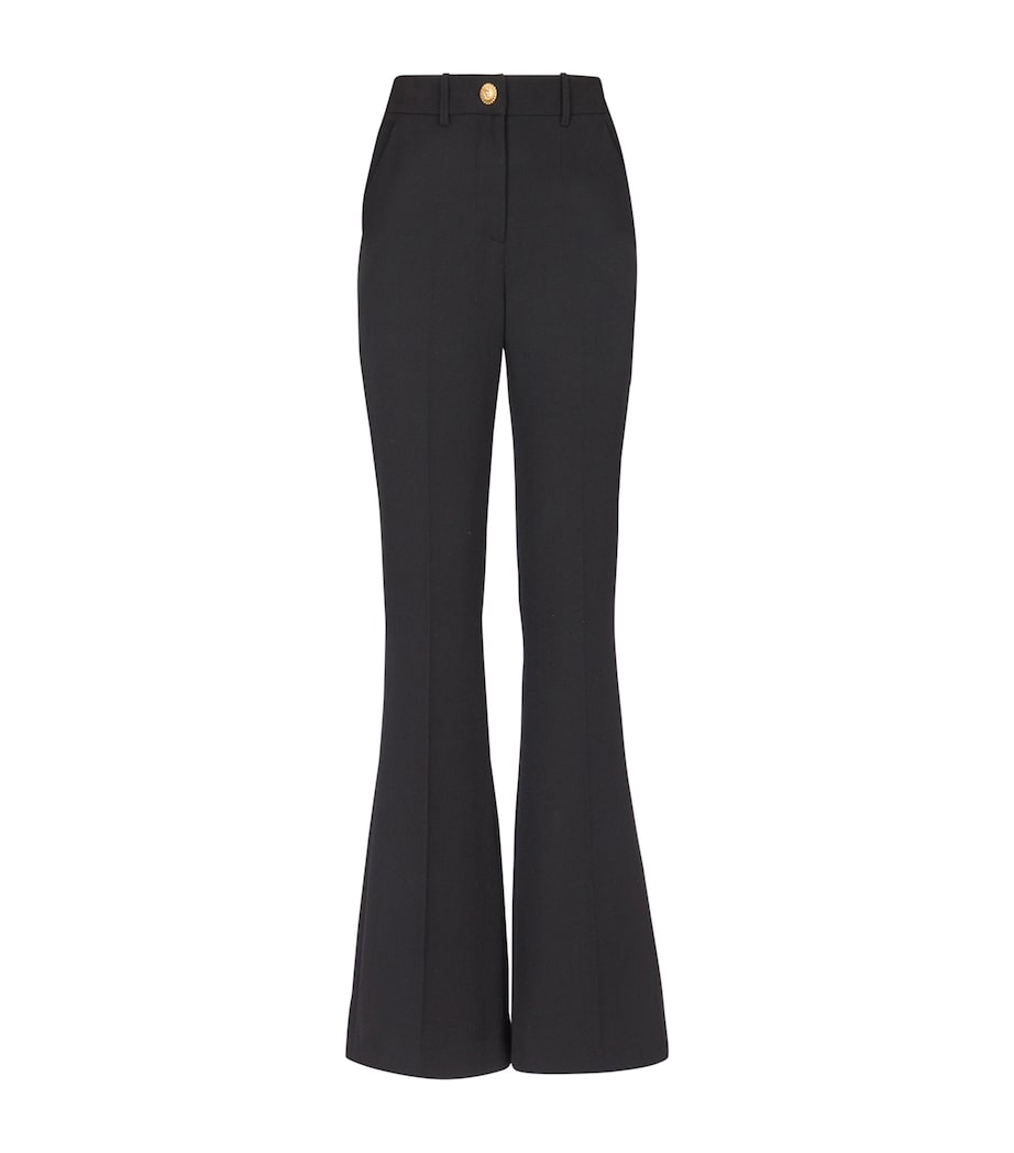 Wool Tailored Trousers 0PA NOIR Image 1