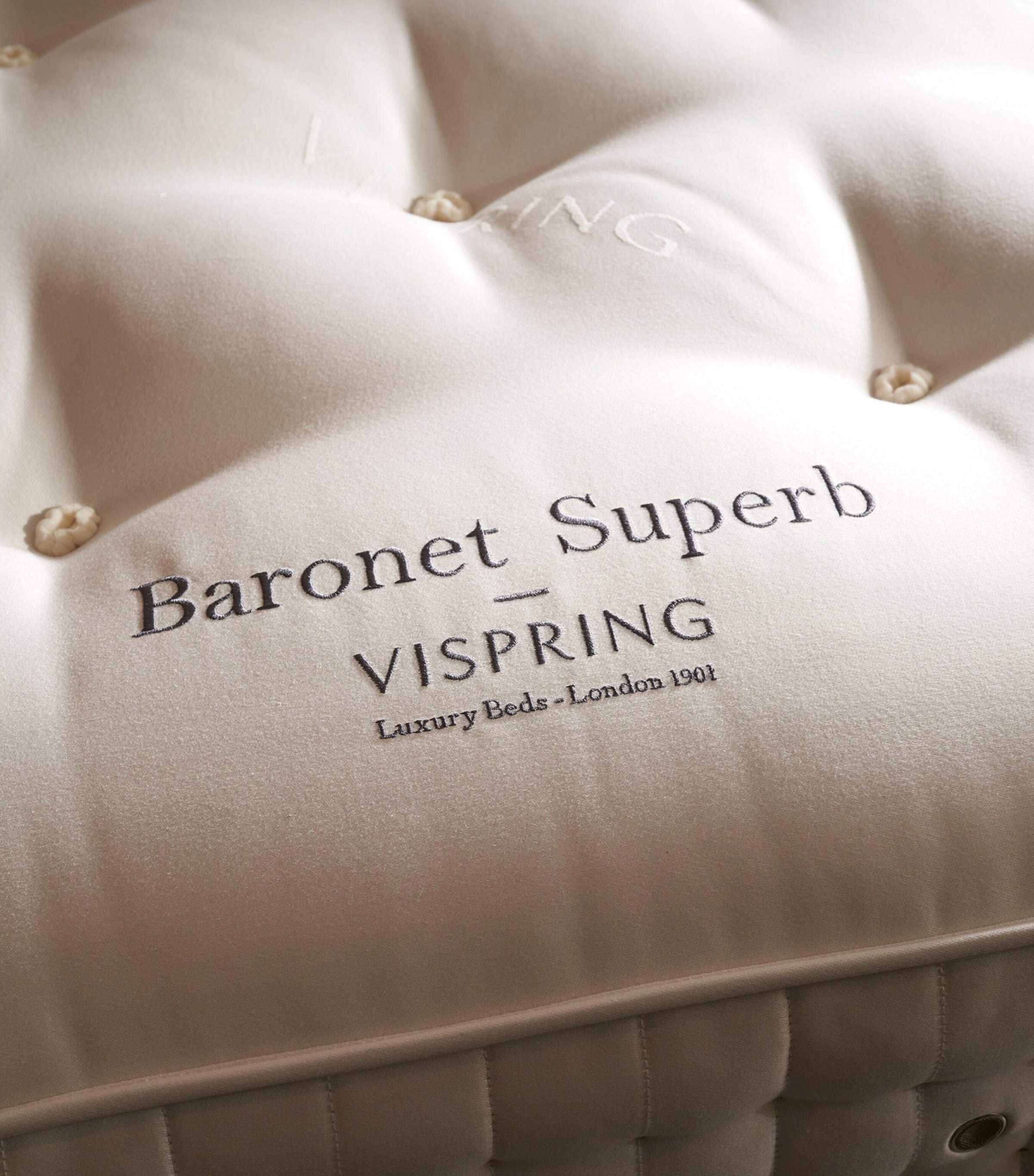 Soft Baronet Superb Mattress (150cm x 200cm) WHITE Image 4