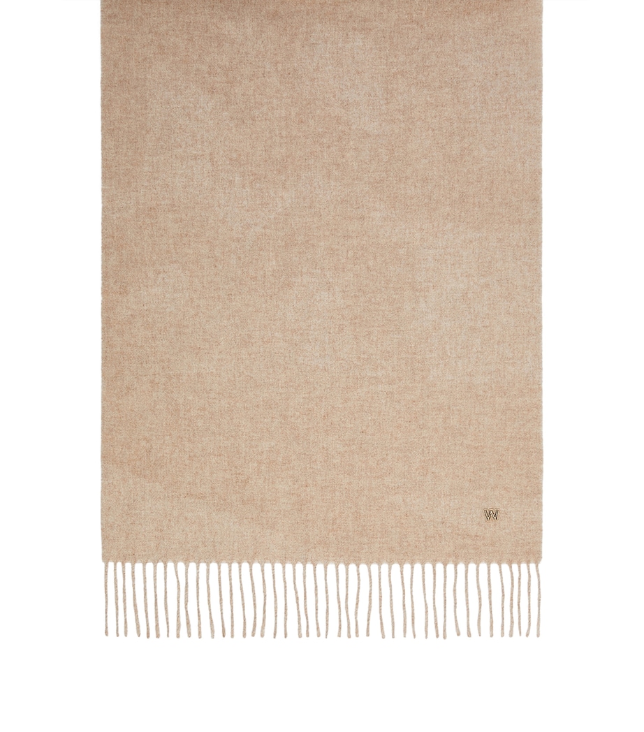 Weekend Max Mara Wool Scarf Beige Image 1