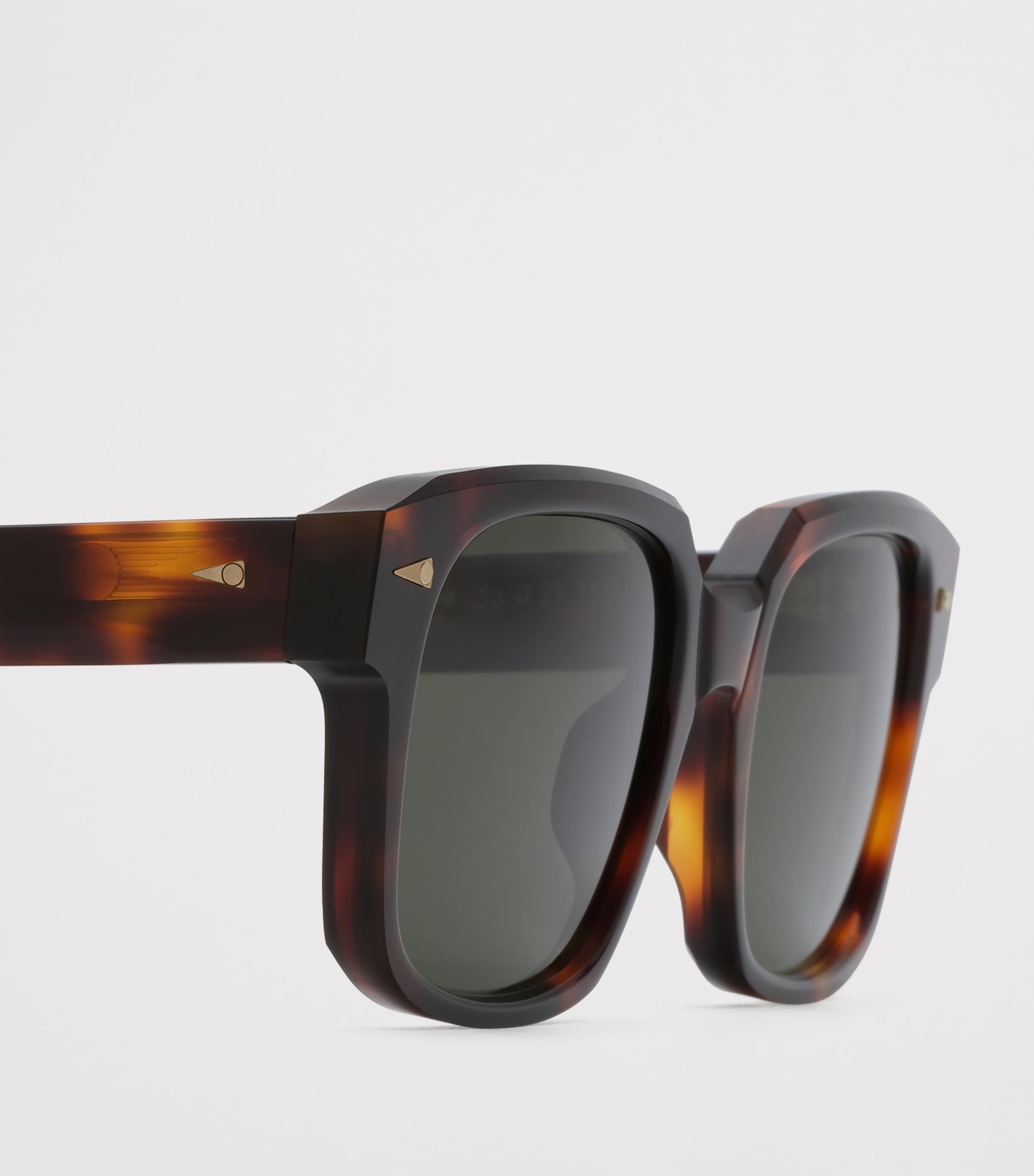Ahlem Gros Caillou Rectangle Sunglasses Classic Turtle/ Image 3