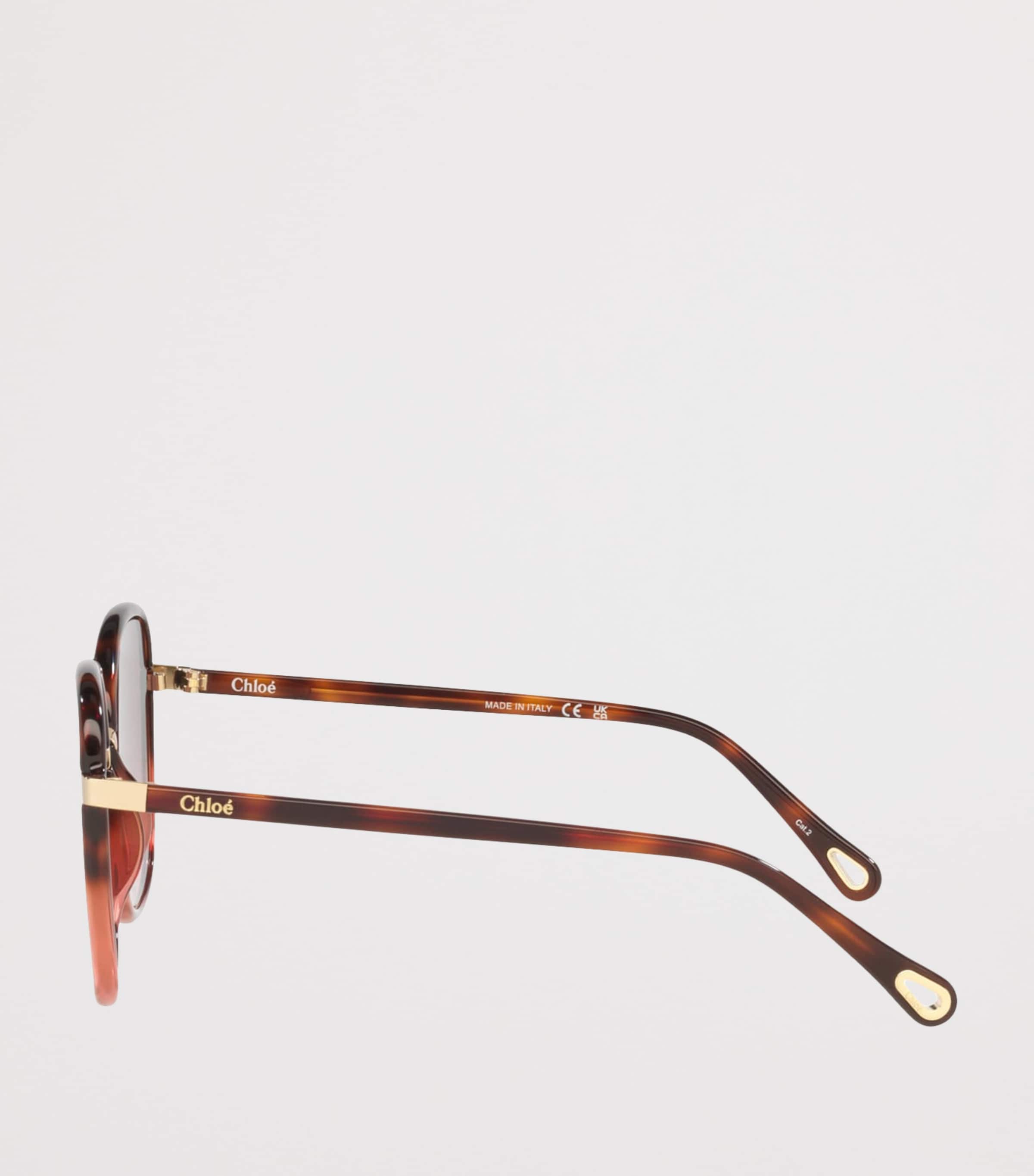 Chloé Injected Franky Square Sunglasses Brown Image 3