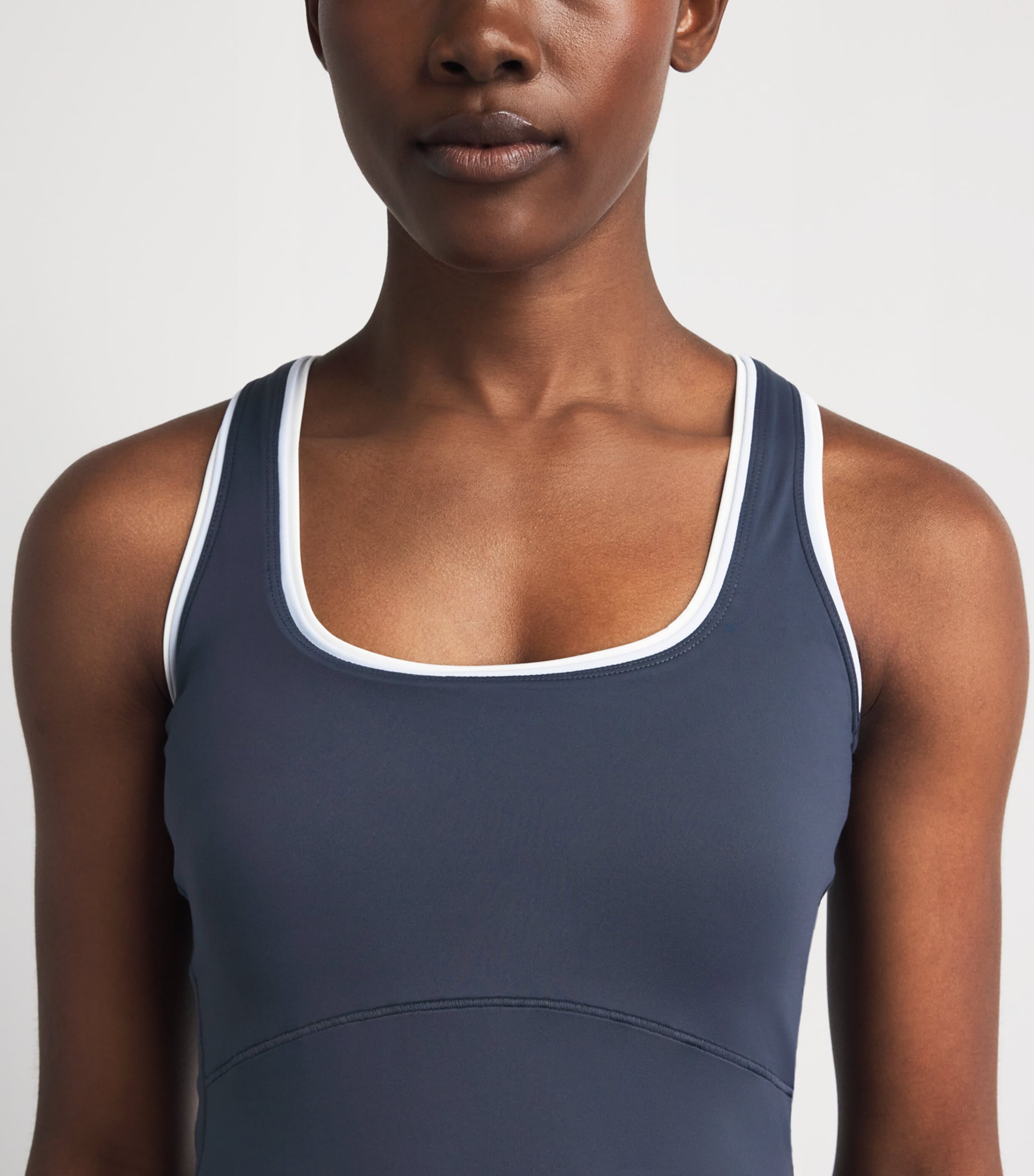 Varley Womens Ruan Court Mini Dress Blue Nights Image 3