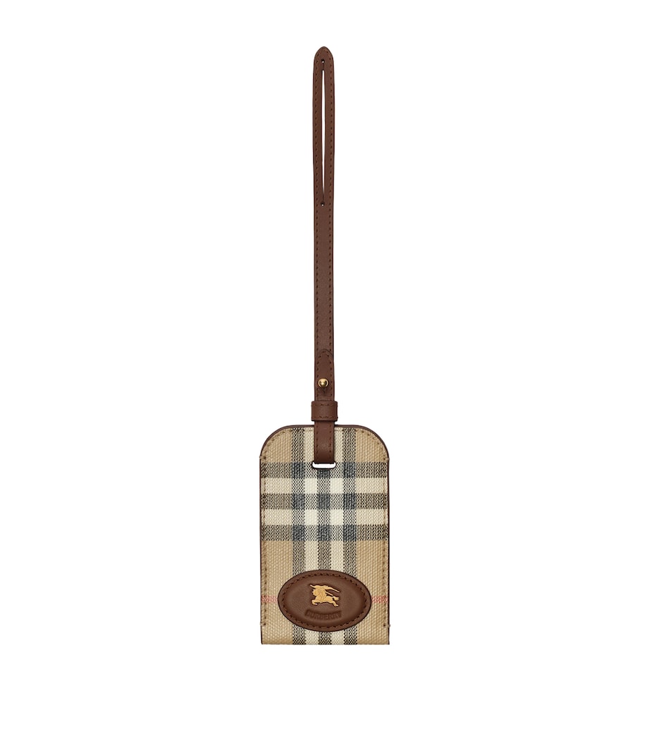 Burberry Cotton Check Luggage Tag Vintage Check Image 1