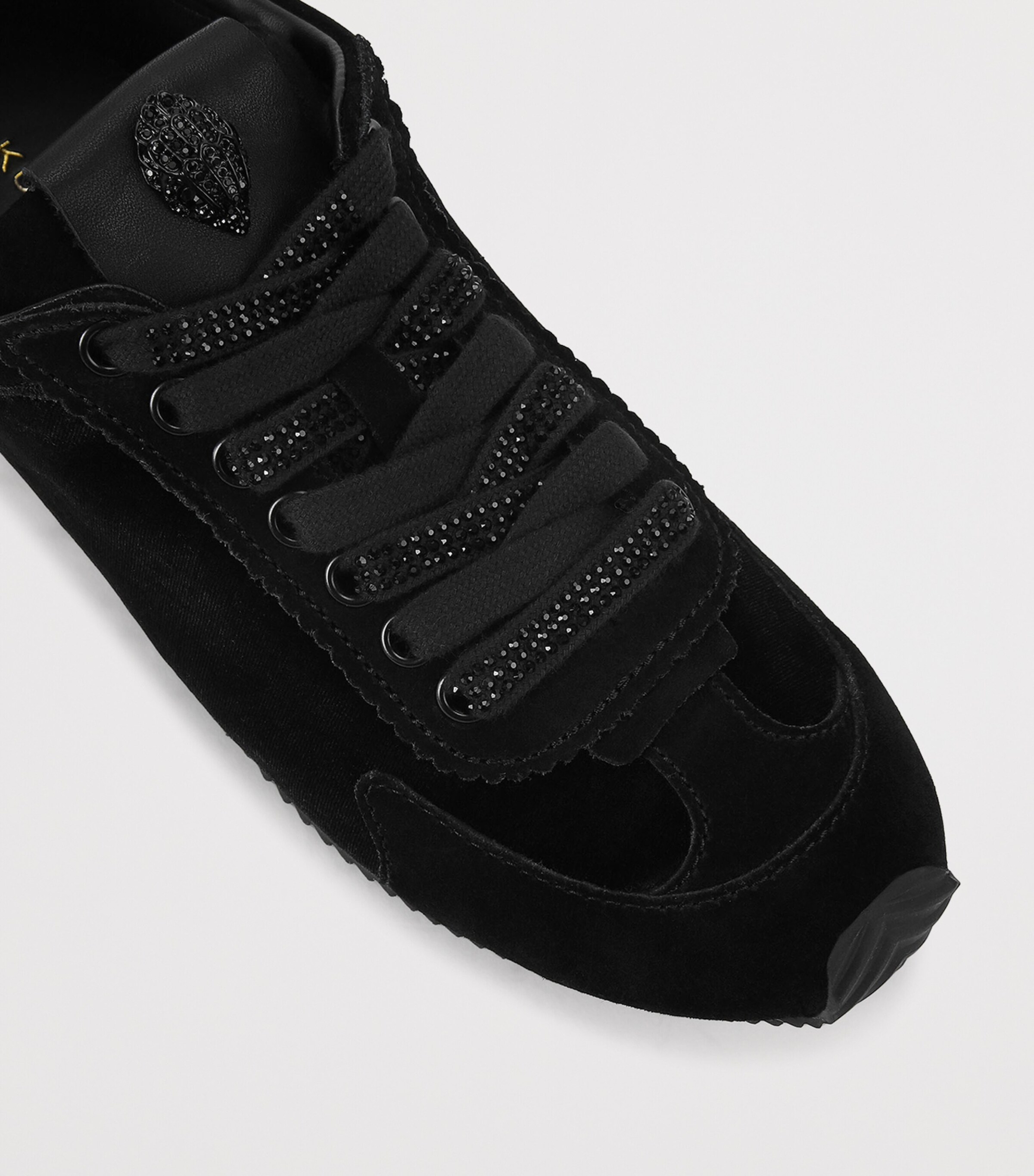 Velvet Islington Low-Top Sneakers BLACK Image 3