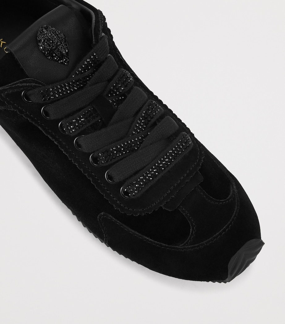 Velvet Islington Low-Top Sneakers BLACK Image 3