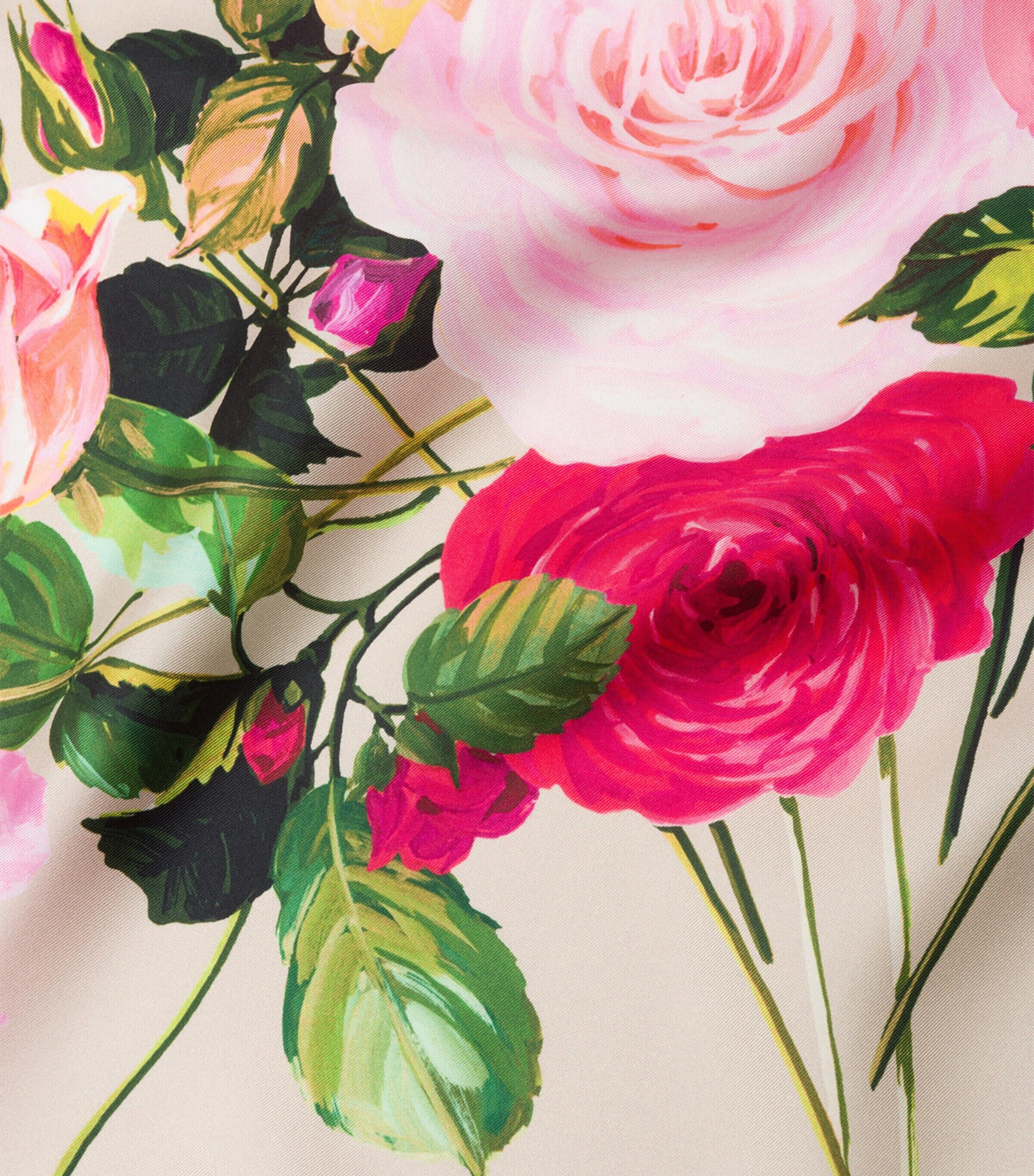 Prada Silk Floral Bouquet Scarf Image 3