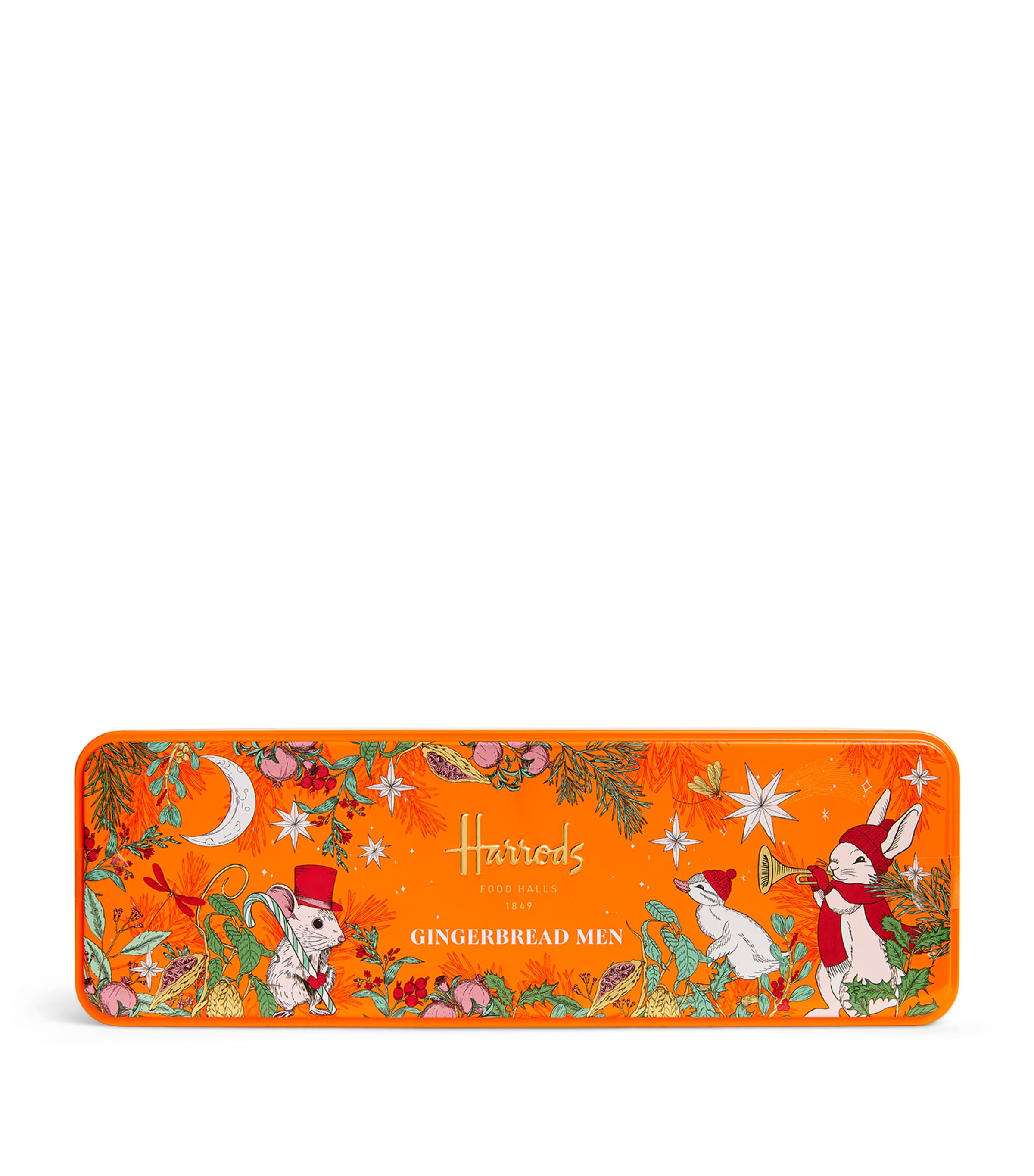 Harrods Gingerbread Men Tin (300g) Image 1