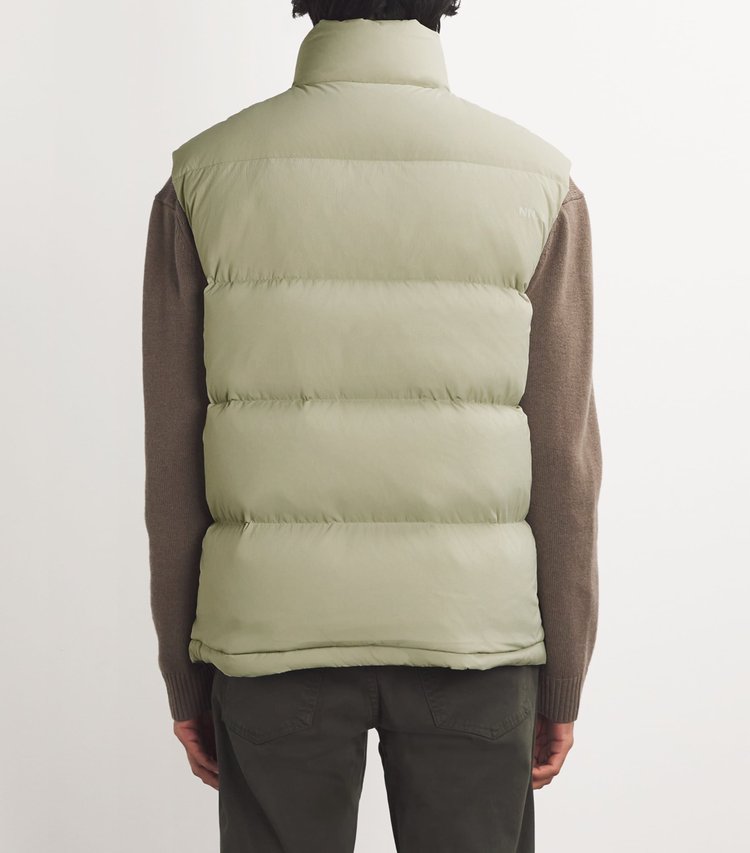 NN07 Mens Down Matthew Gilet Fog Image 4