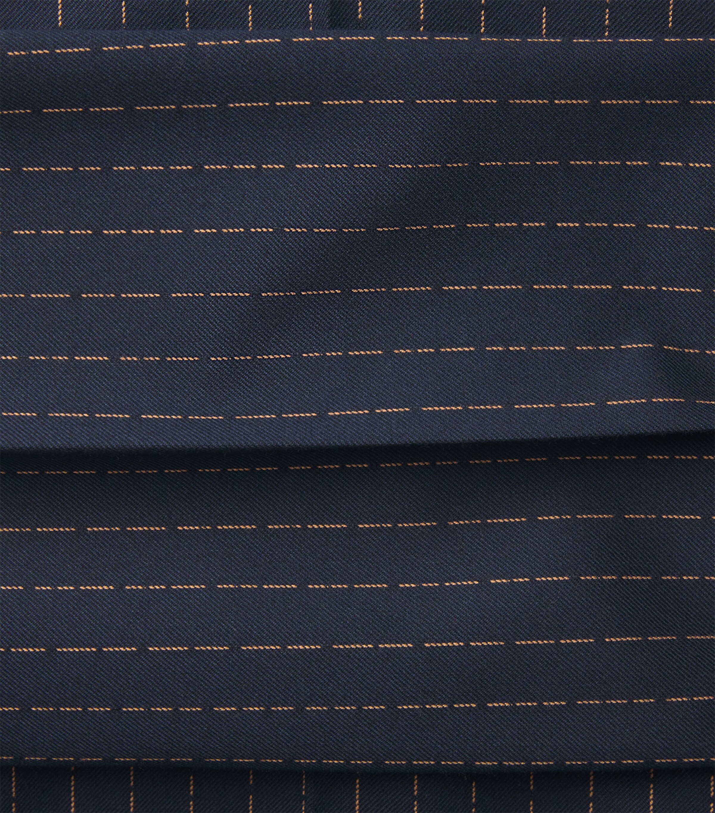 Canvas Flared Trousers NAVY Image 5