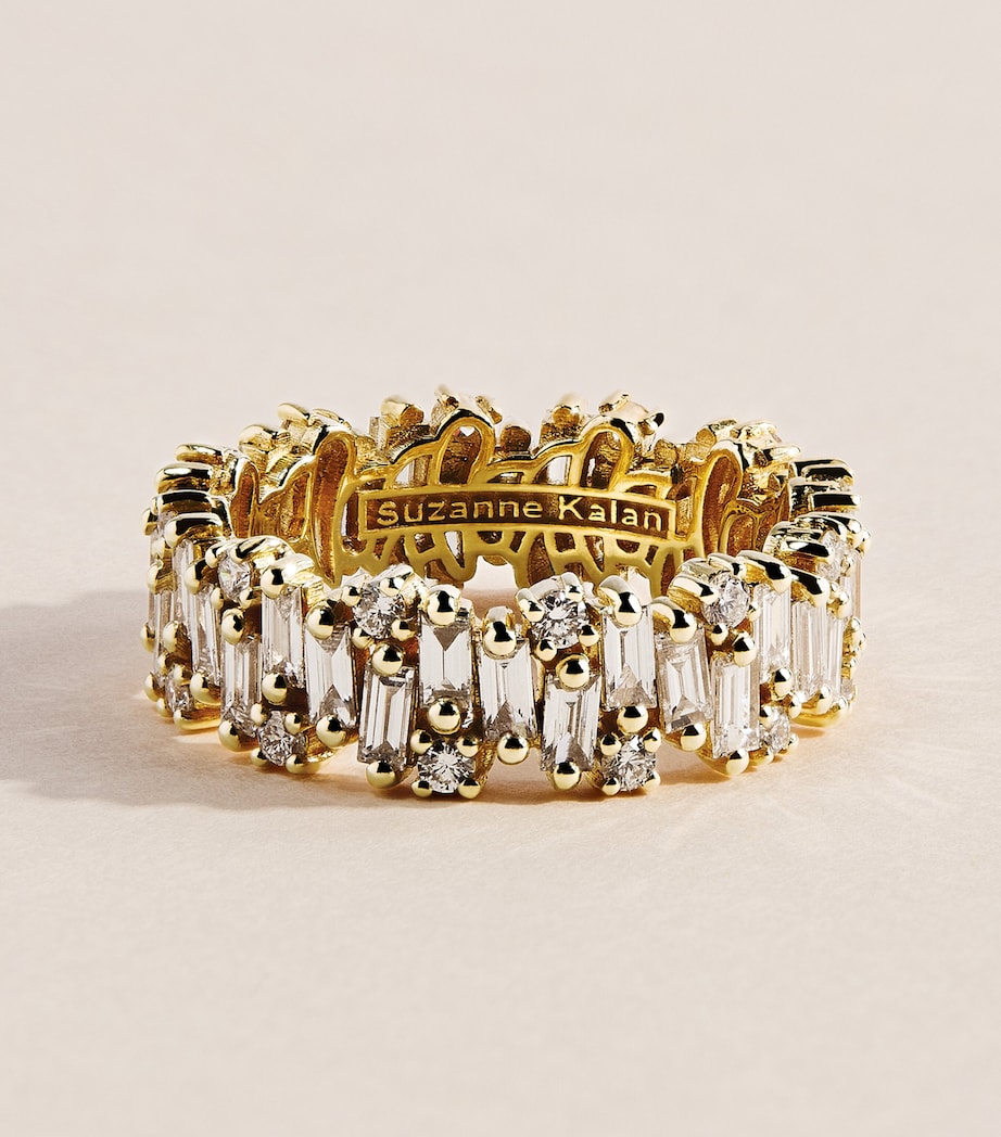 Suzanne Kalan Yellow Gold and Diamond Shimmer Audrey Ring Yg/wd Image 1