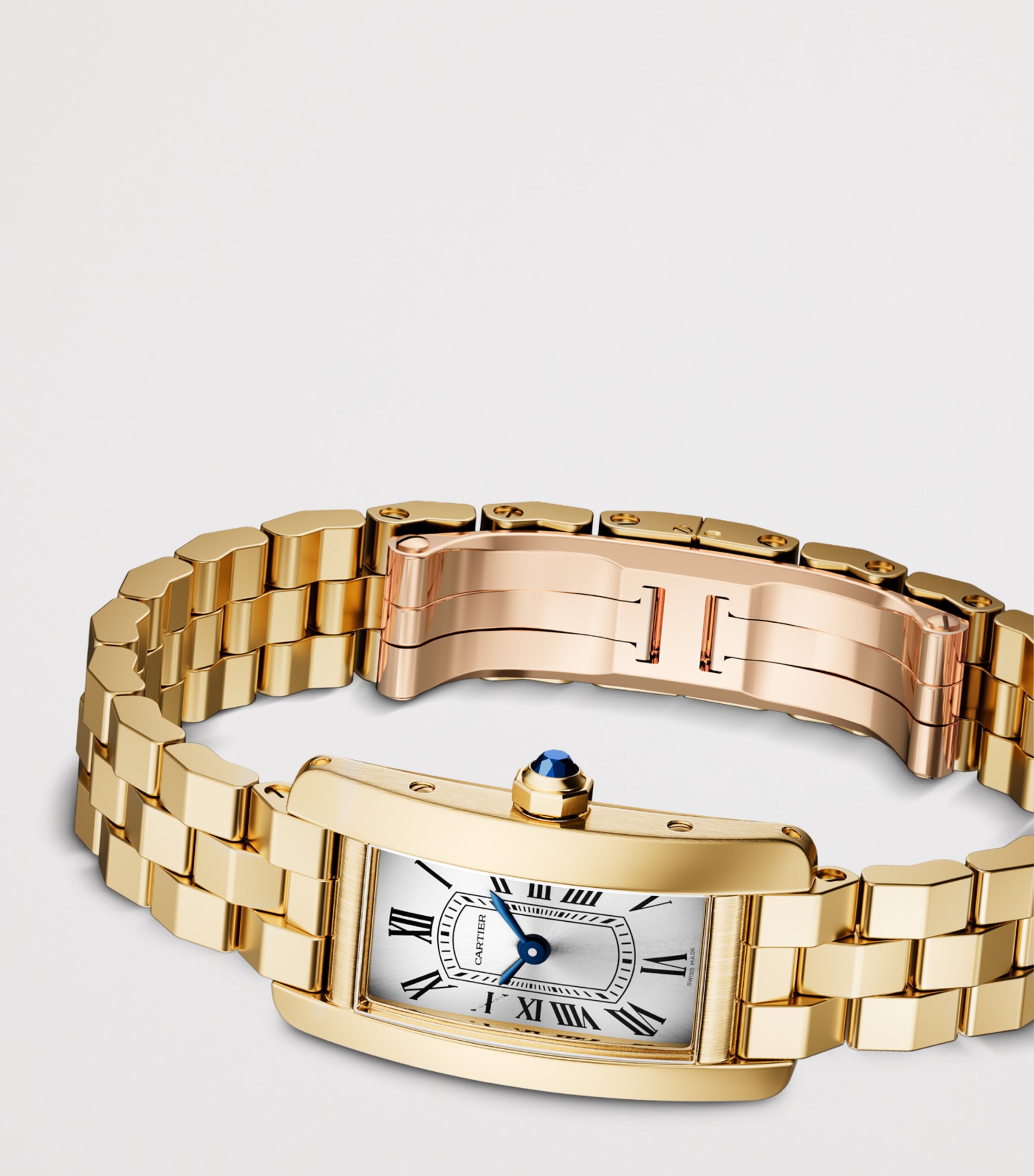 Mini Yellow Gold Tank Américaine Watch 15.2mm YELLOW GOLD Image 5