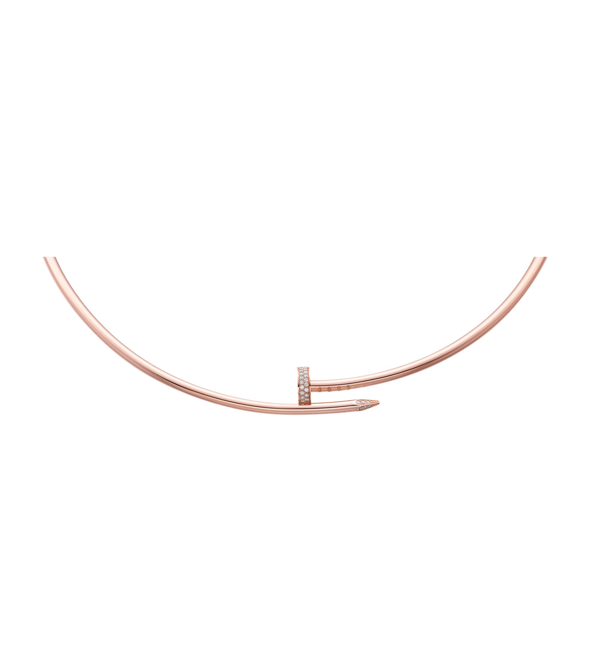 Rose Gold and Diamond Juste un Clou Necklace ROSE GOLD Image 2