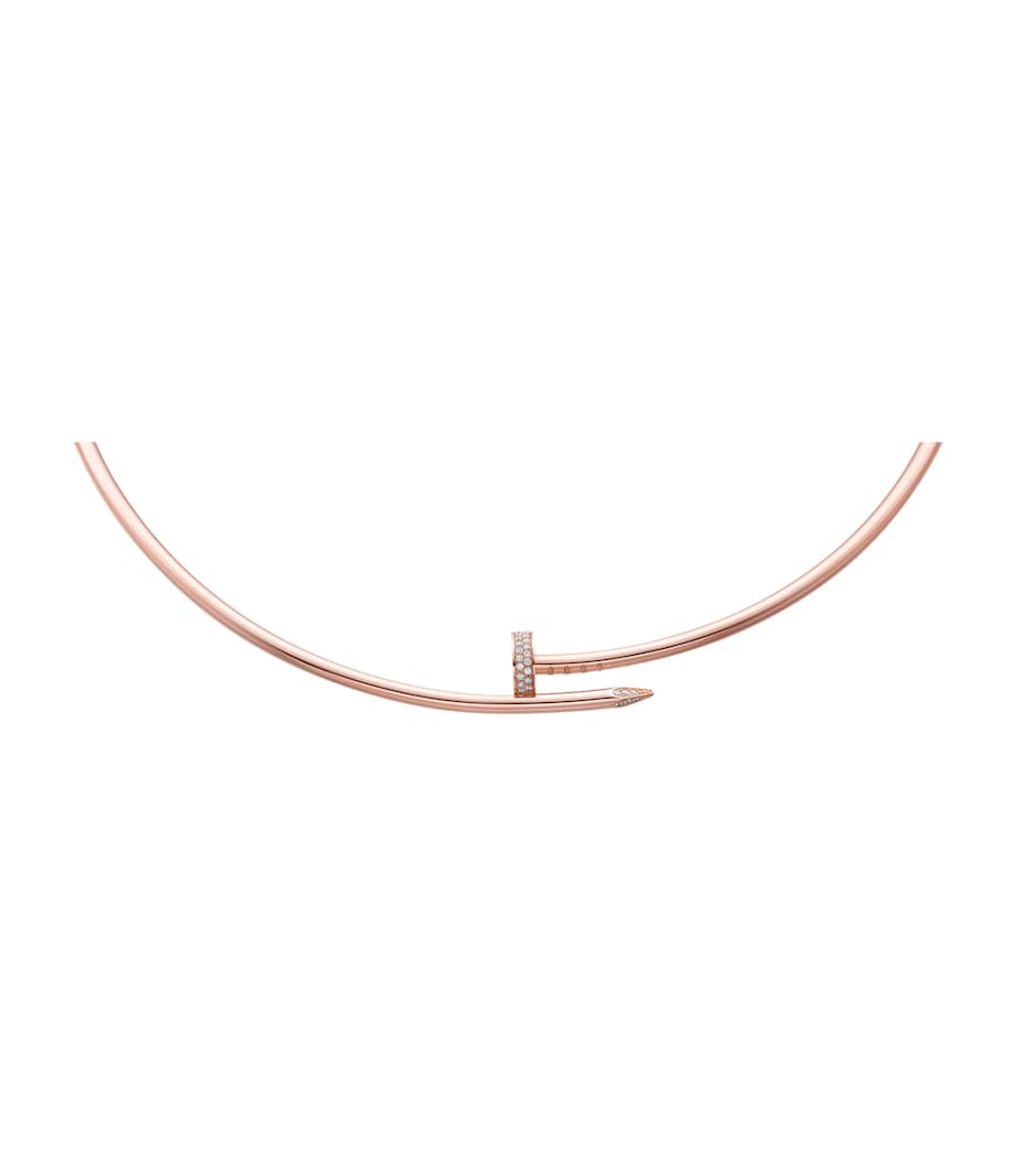 Rose Gold and Diamond Juste un Clou Necklace ROSE GOLD Image 2