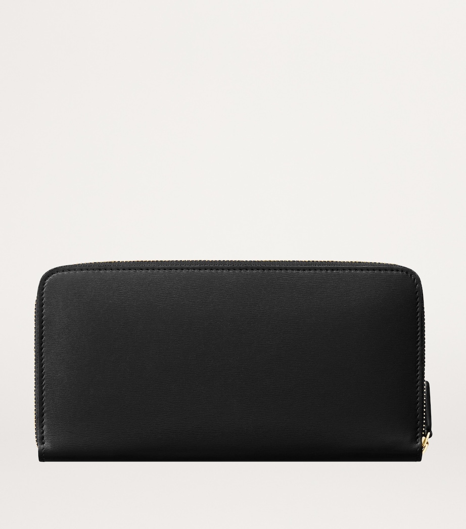 Calfskin Panthère de Cartier Wallet BLACK Image 3