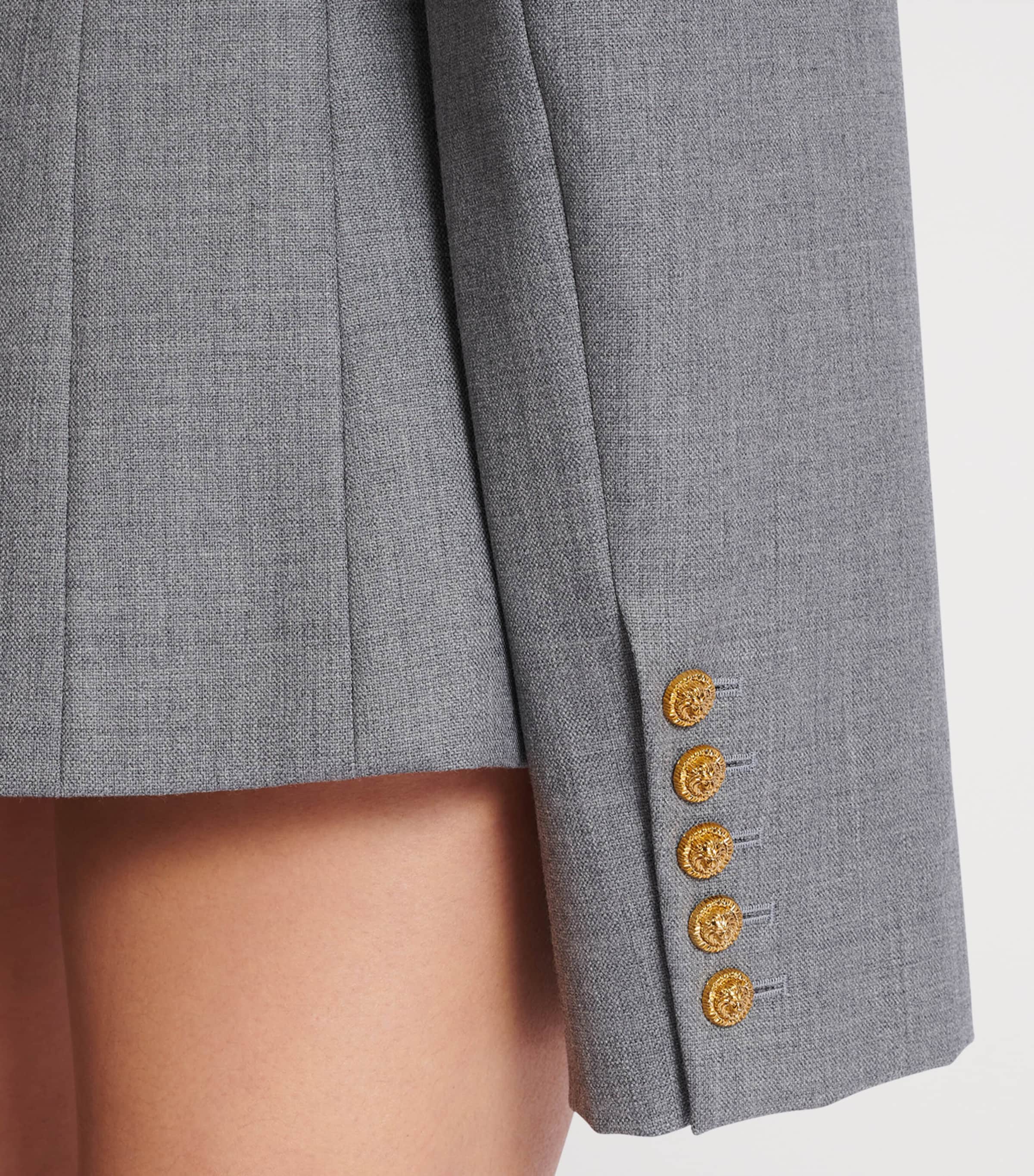 Wool Jacket Dress 9FD GRIS MOYEN Image 8