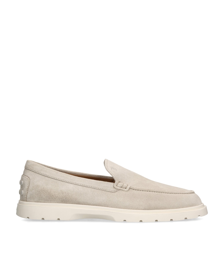 Suede Ibridro Loafers GREY/LIGHT Image 1
