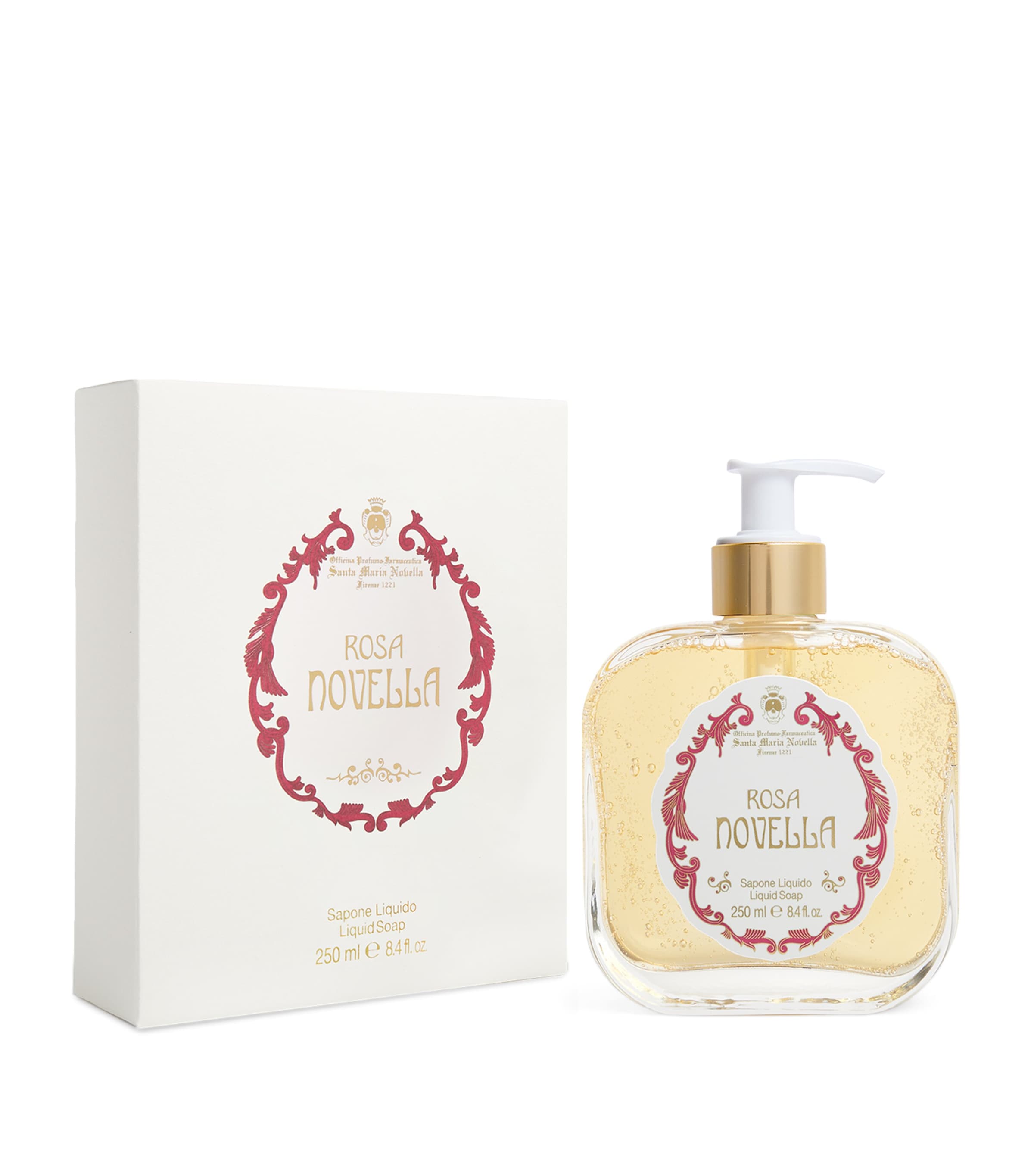 SANTA MARIA NOVELLA Sapone Liquido Rosa Novella Liquid Hand Soap 