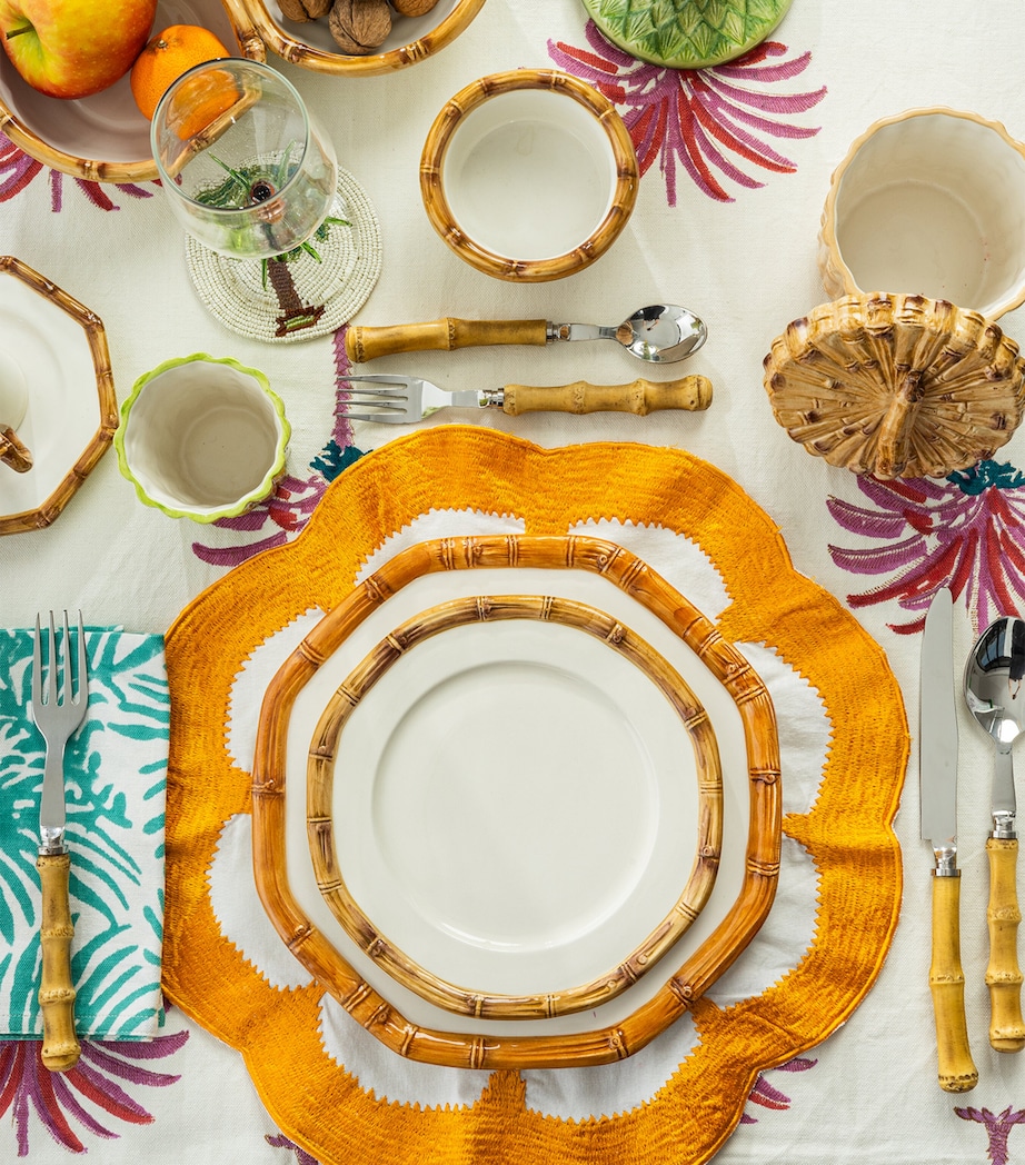 Set of 5 Bamboo Cutlery BEIGE Image 3