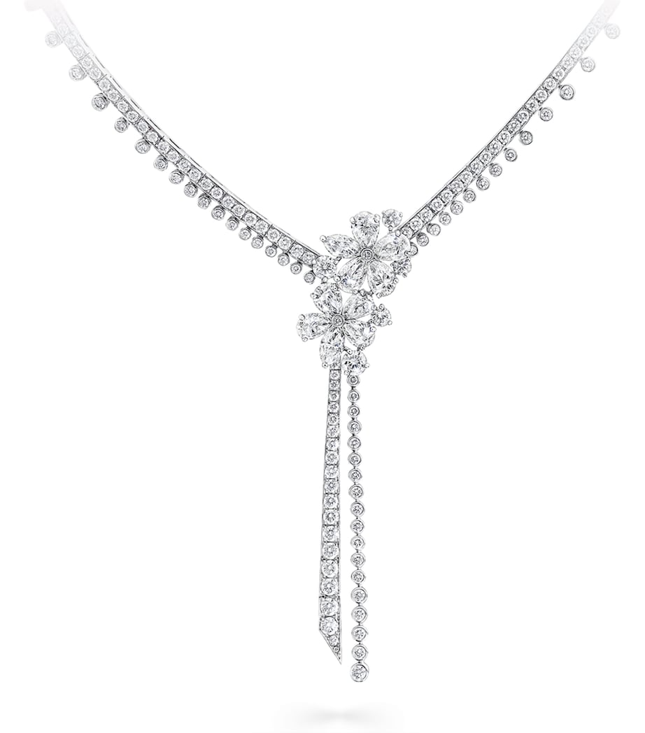 Graff White Gold and Diamond Carissa Necklace White Gold Image 1