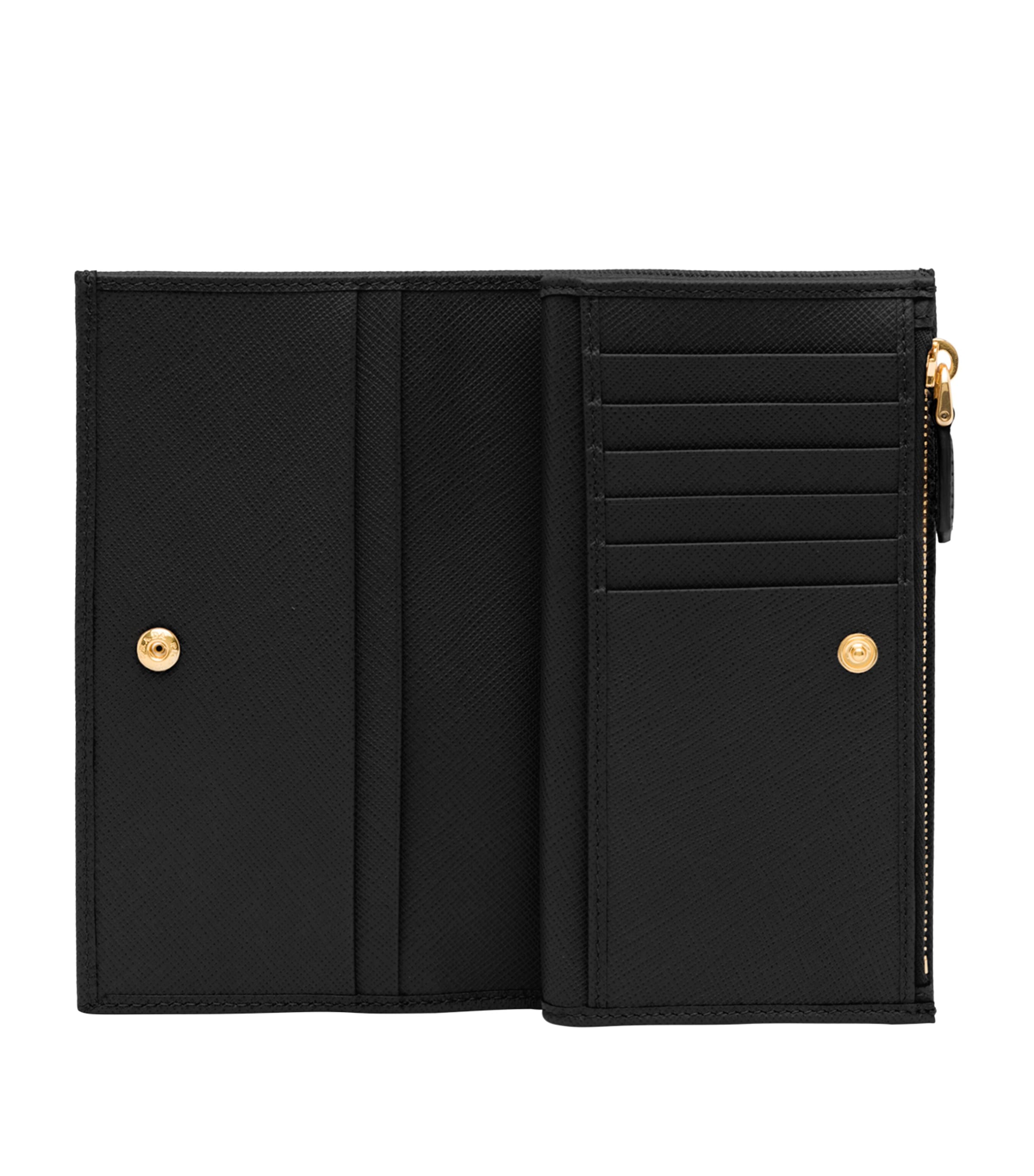 Large Saffiano Leather Bifold Wallet F0002 Image 5