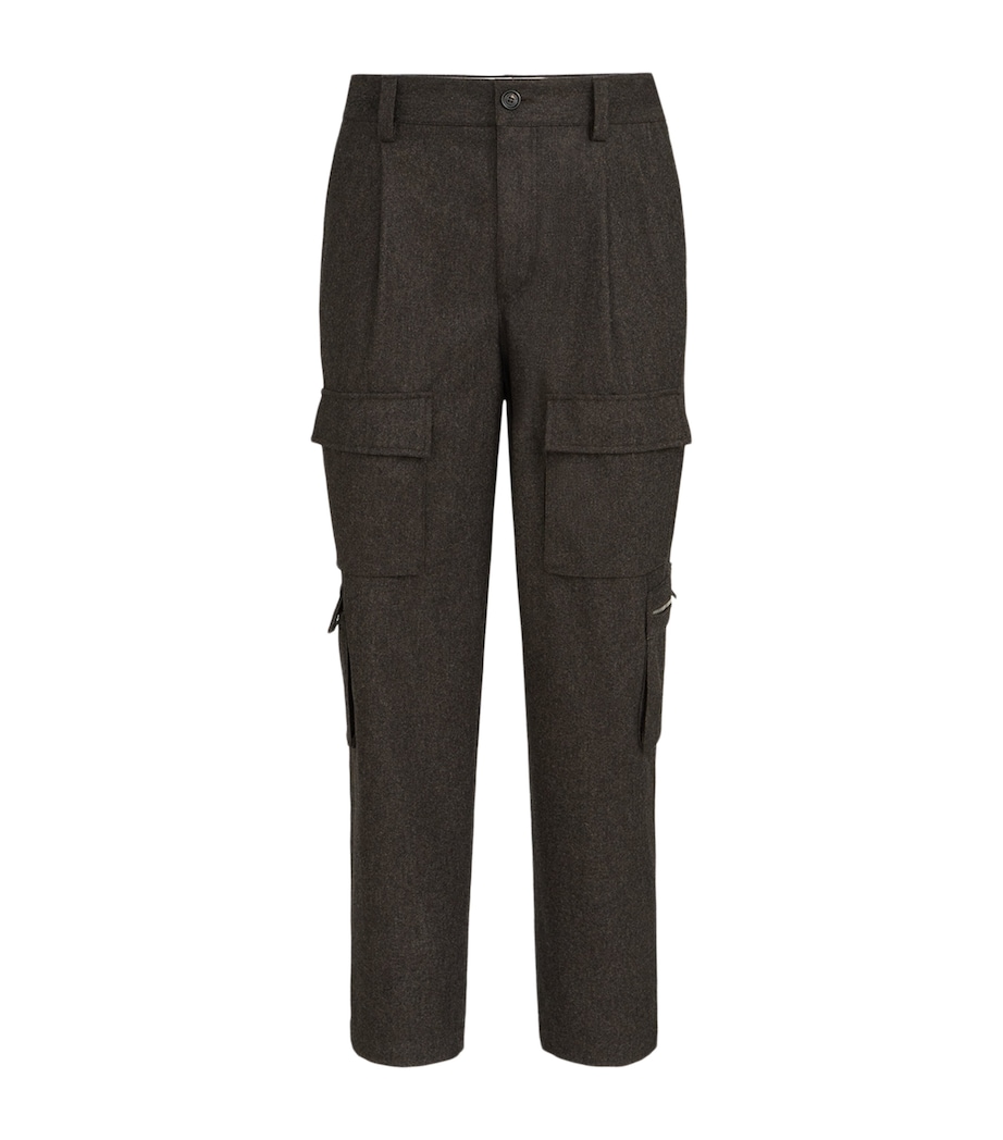 Brunello Cucinelli Mens Virgin Wool Cargo Trousers Image 1