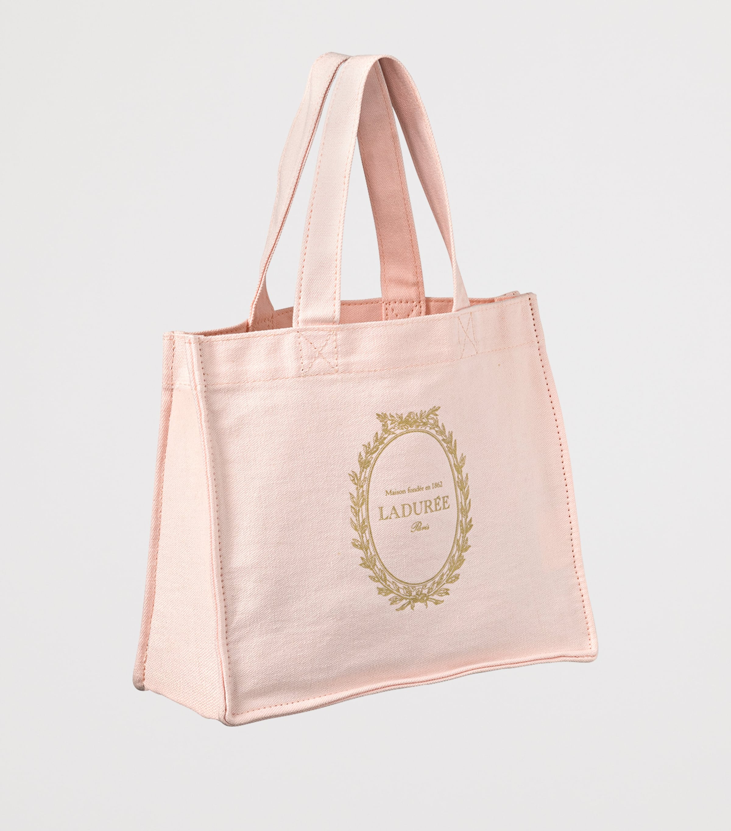 Mini Organic Cotton Logo Tote Bag NO COLOUR Image 2