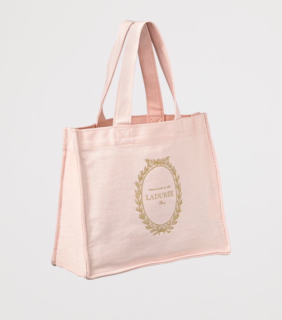 Mini Organic Cotton Logo Tote Bag NO COLOUR Image 2