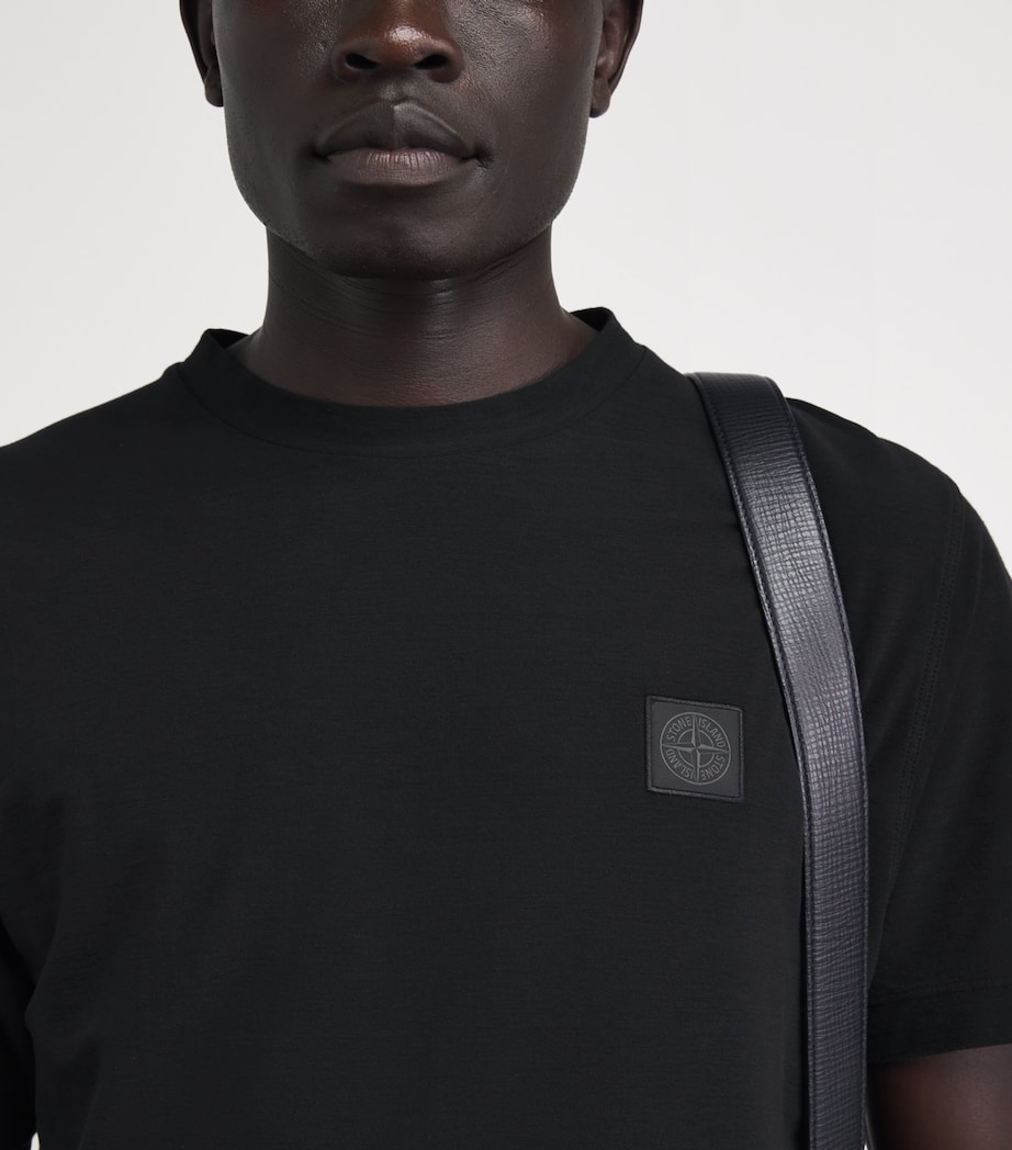 Stone Island Mens Organic Cotton Ghost T-Shirt Image 3