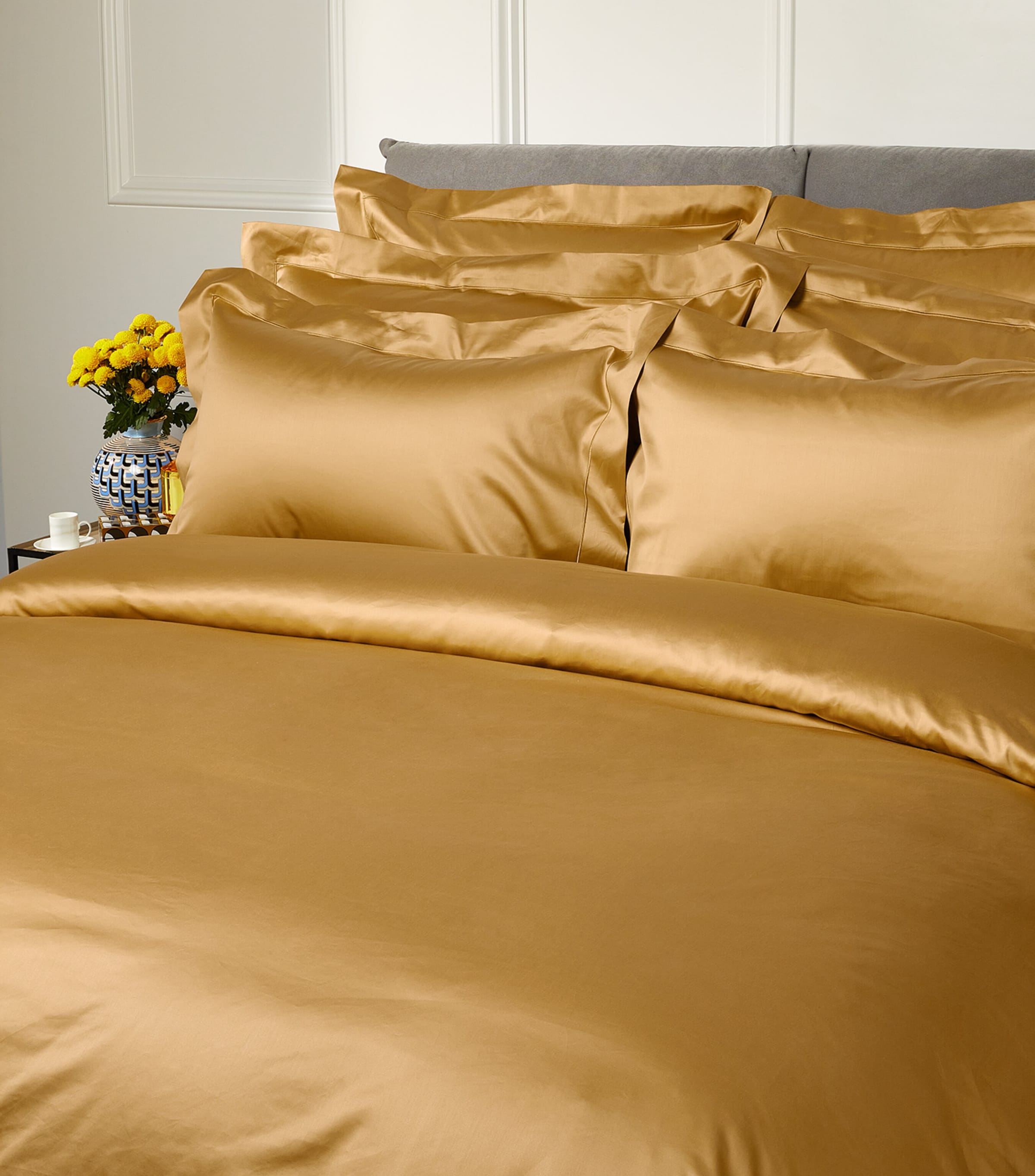 Celso De Lemos Bourdon Oxford Pillowcase (50cm x 75cm) Miel Image 2