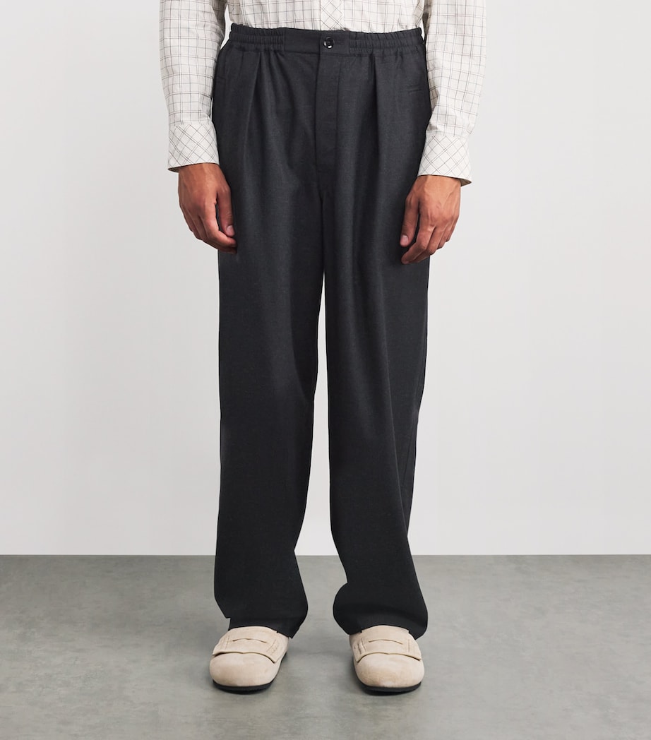 Cashmere-Blend Pyjama Trousers ANTHR/GREY MU190 Image 3