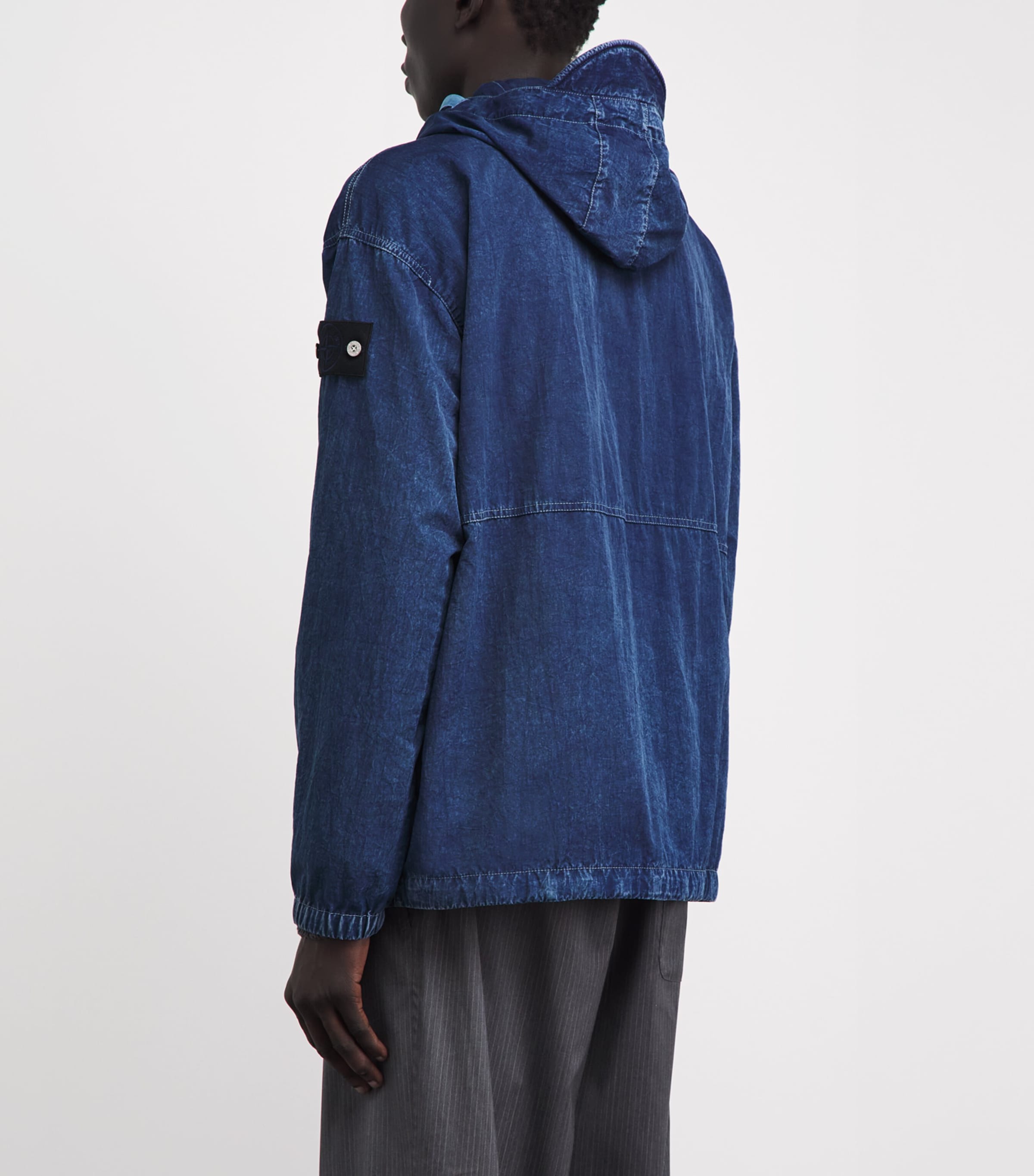 Stone Island Mens Hooded Anorak Jacket Image 5