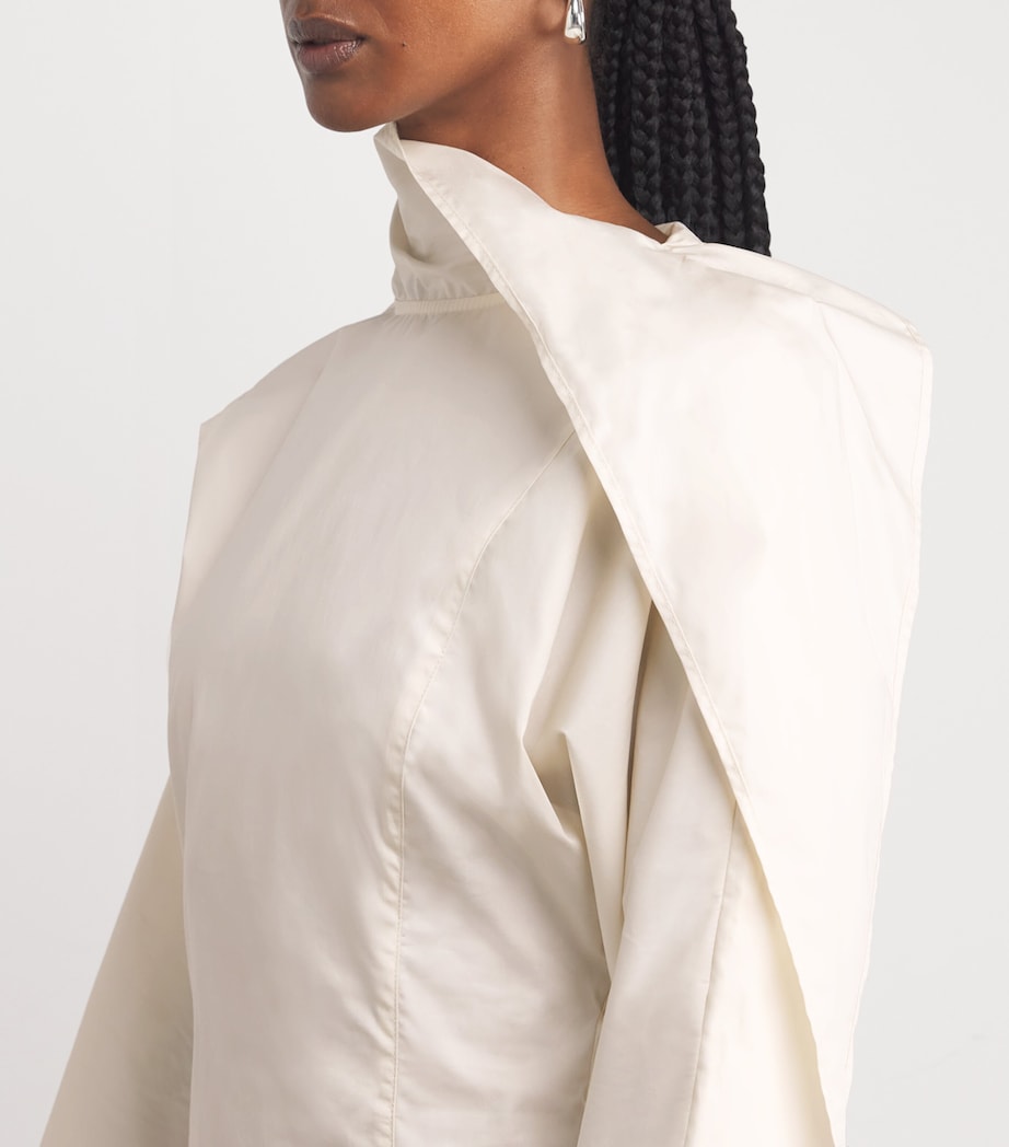 Cotton Sia Scarf Top CREMA Image 6