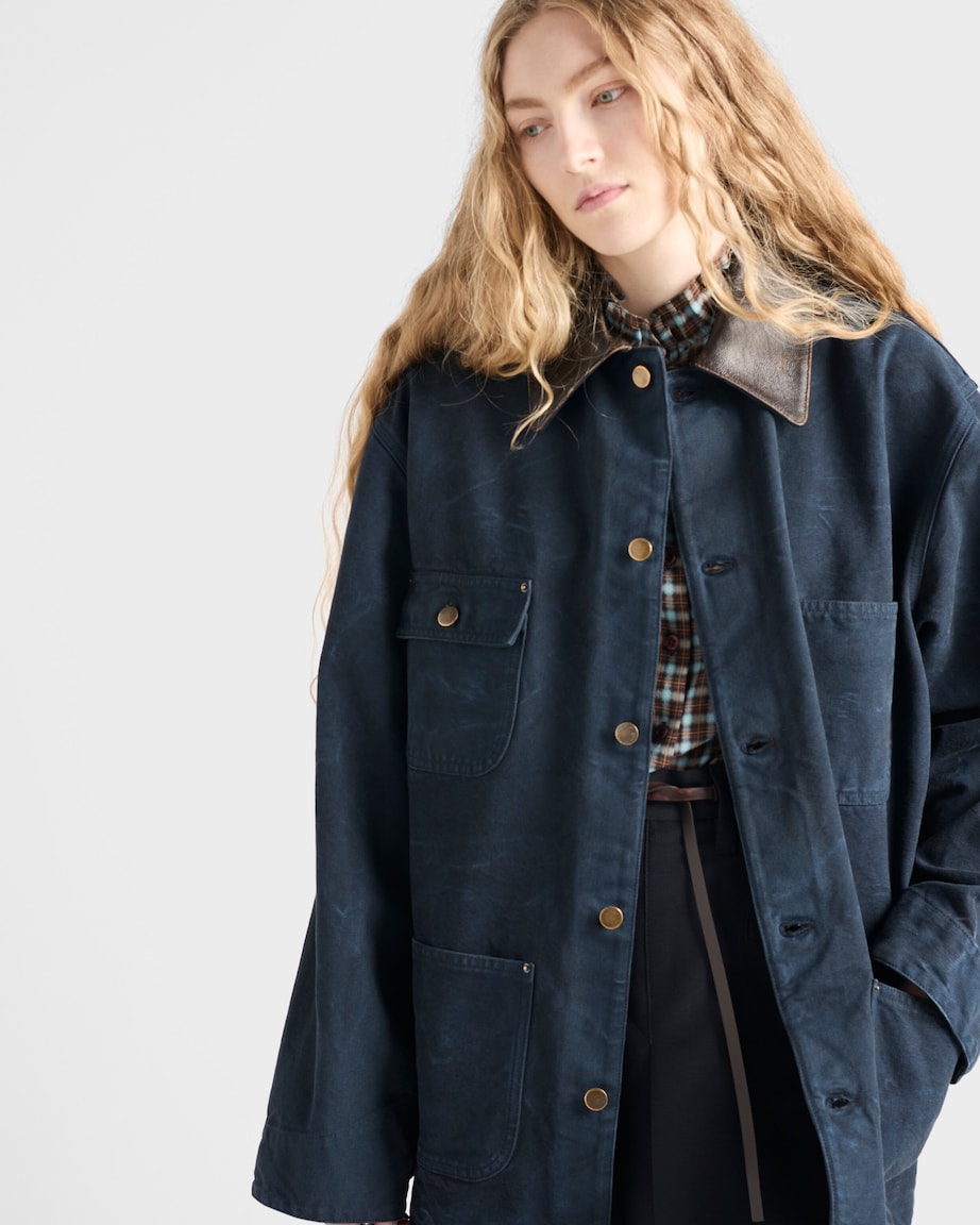 Canvas Oversized Jacket F0008 Image 4