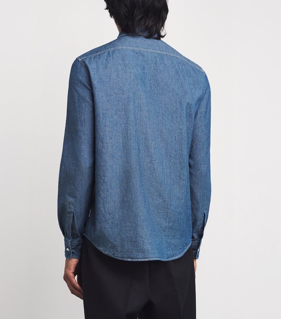 Denim Shirt 01031 - DENIM MEDIO Image 4